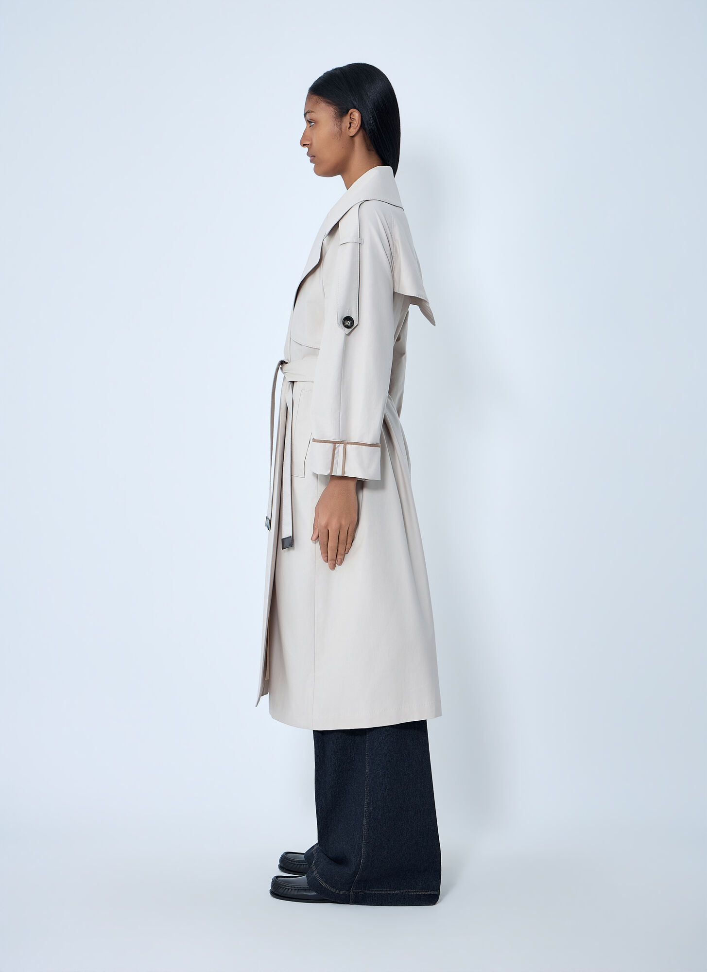  Max Mara Max Mara Cute Trench Coat - Frau Mäntel Beige It - 44 