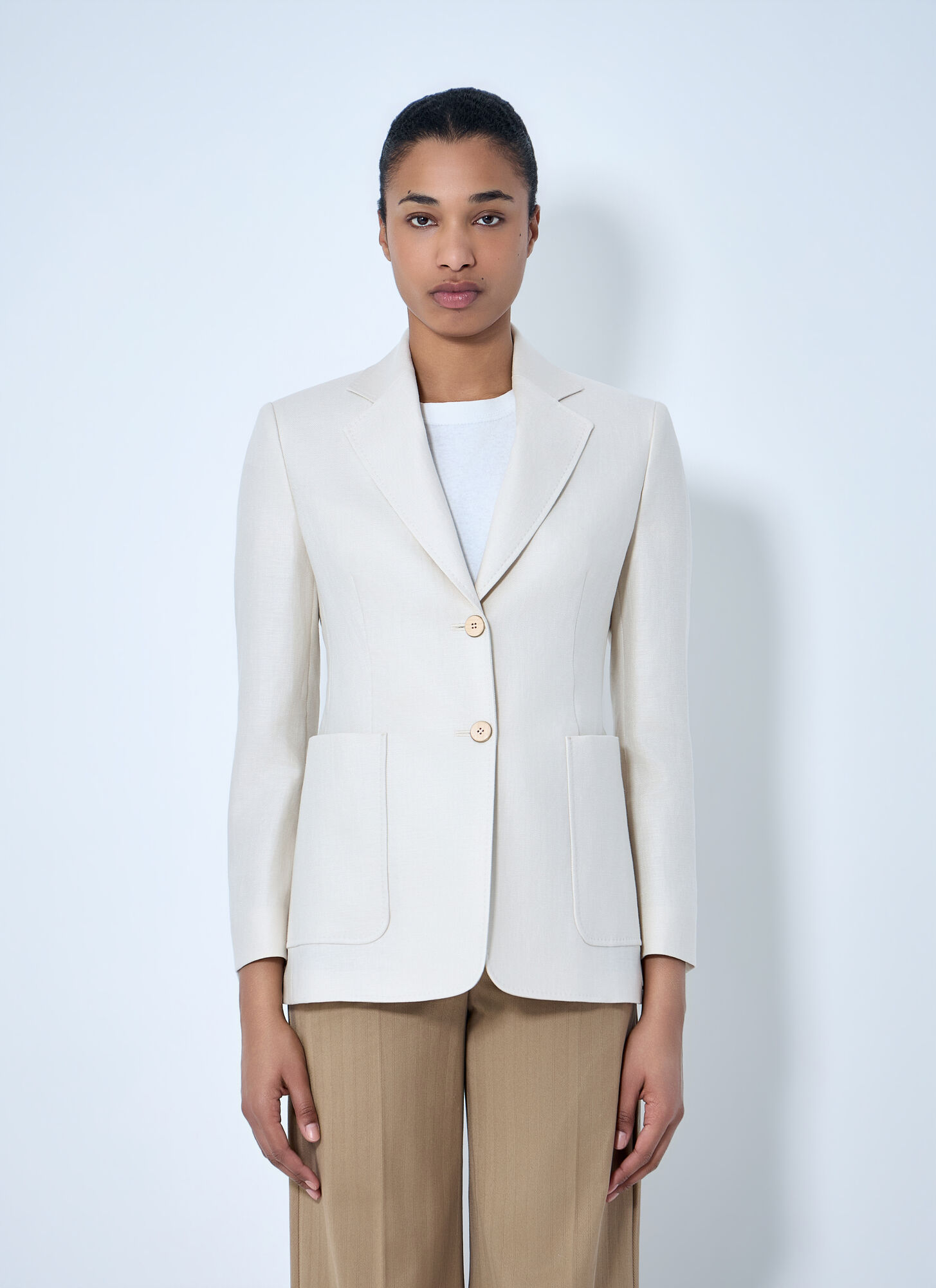 Max Mara Women's Beige Tailored Blazer - Woman Blazers It - 38