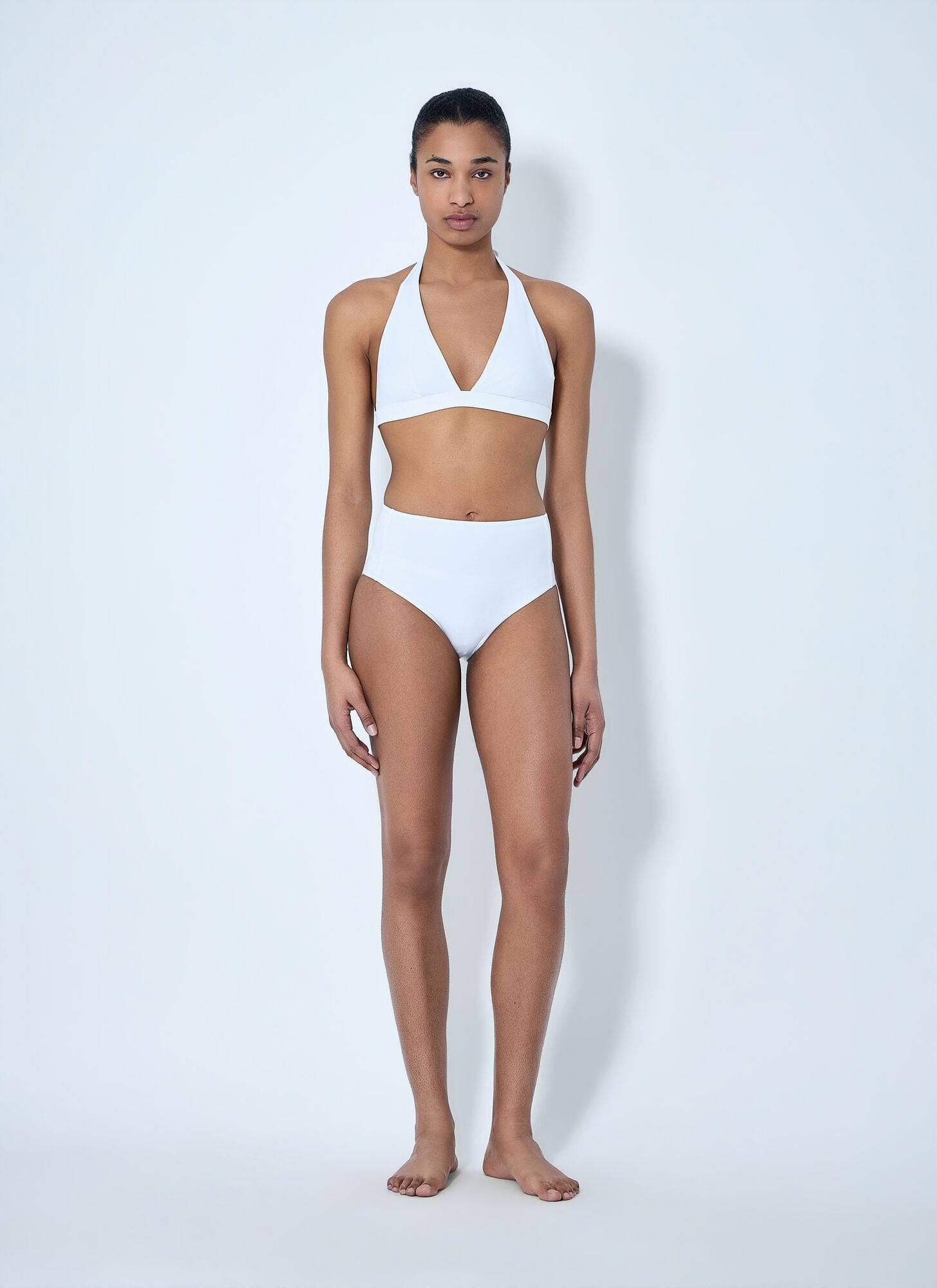  Max Mara Max Mara Halter Neck Bra - Frau Unterwäsche White I 