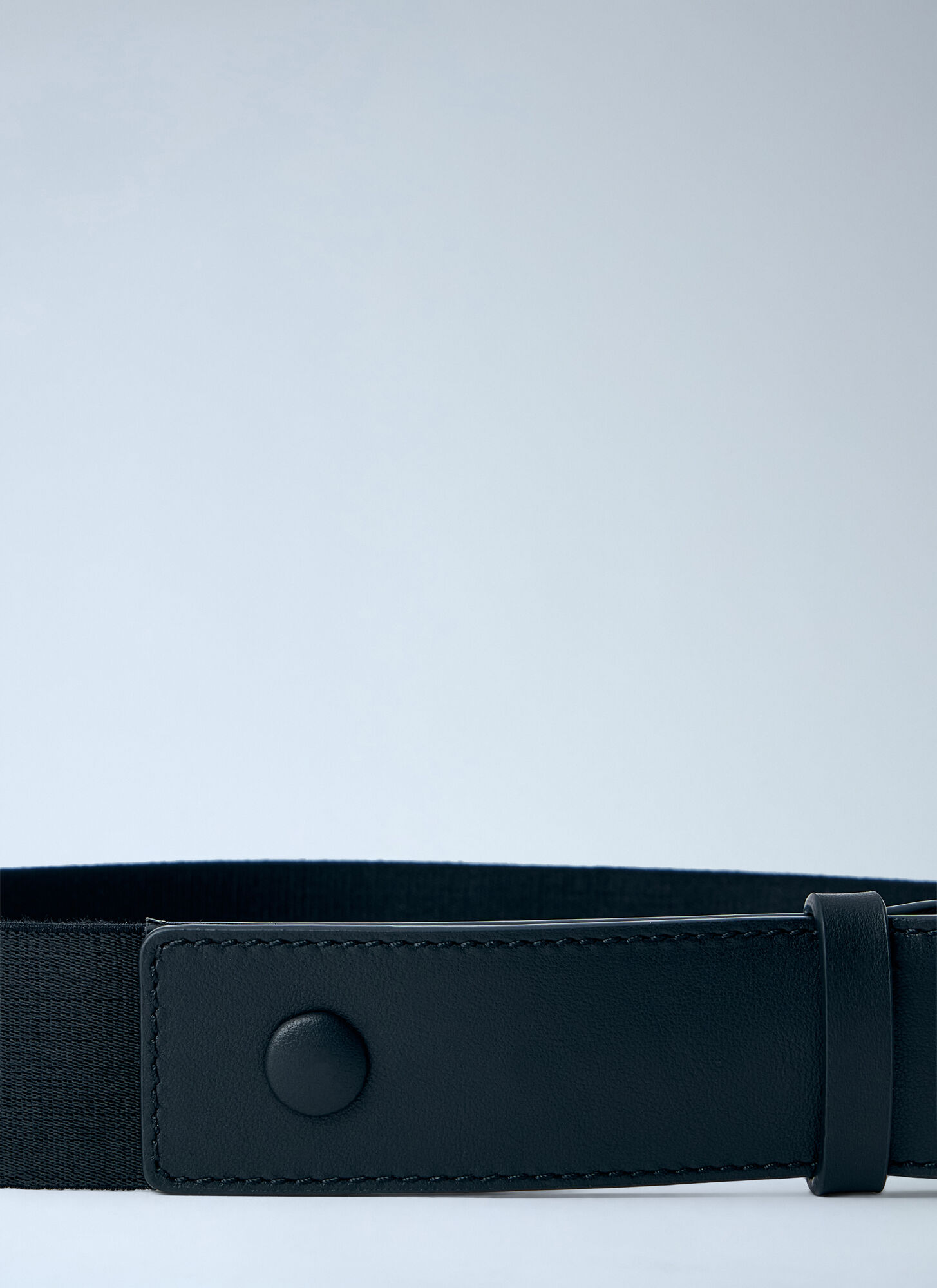  Max Mara Max Mara Elasticated Webbing Belt  - Frau Gürtel Black S 