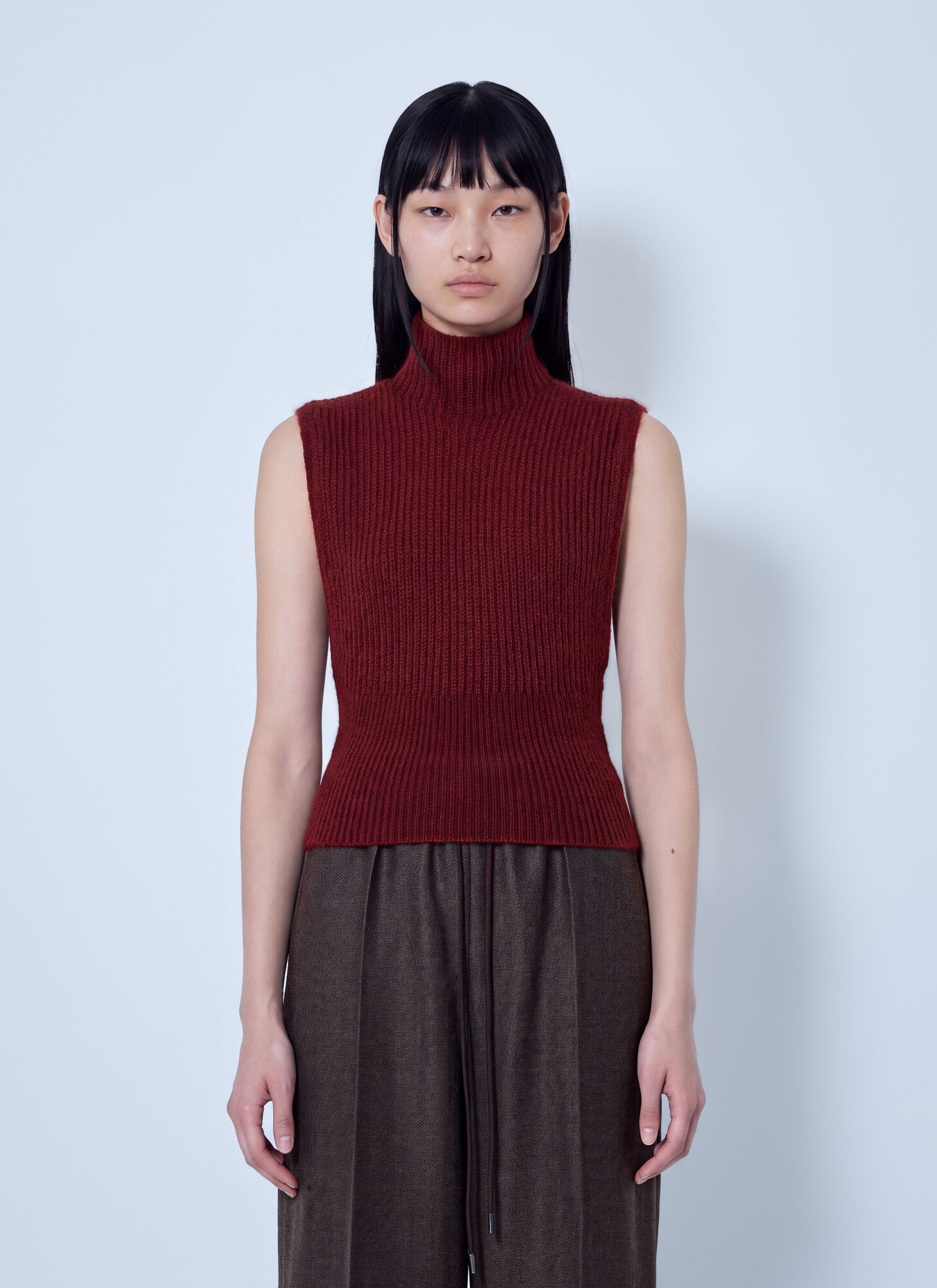 Max Mara Wool High-Neck Vest - Image 2