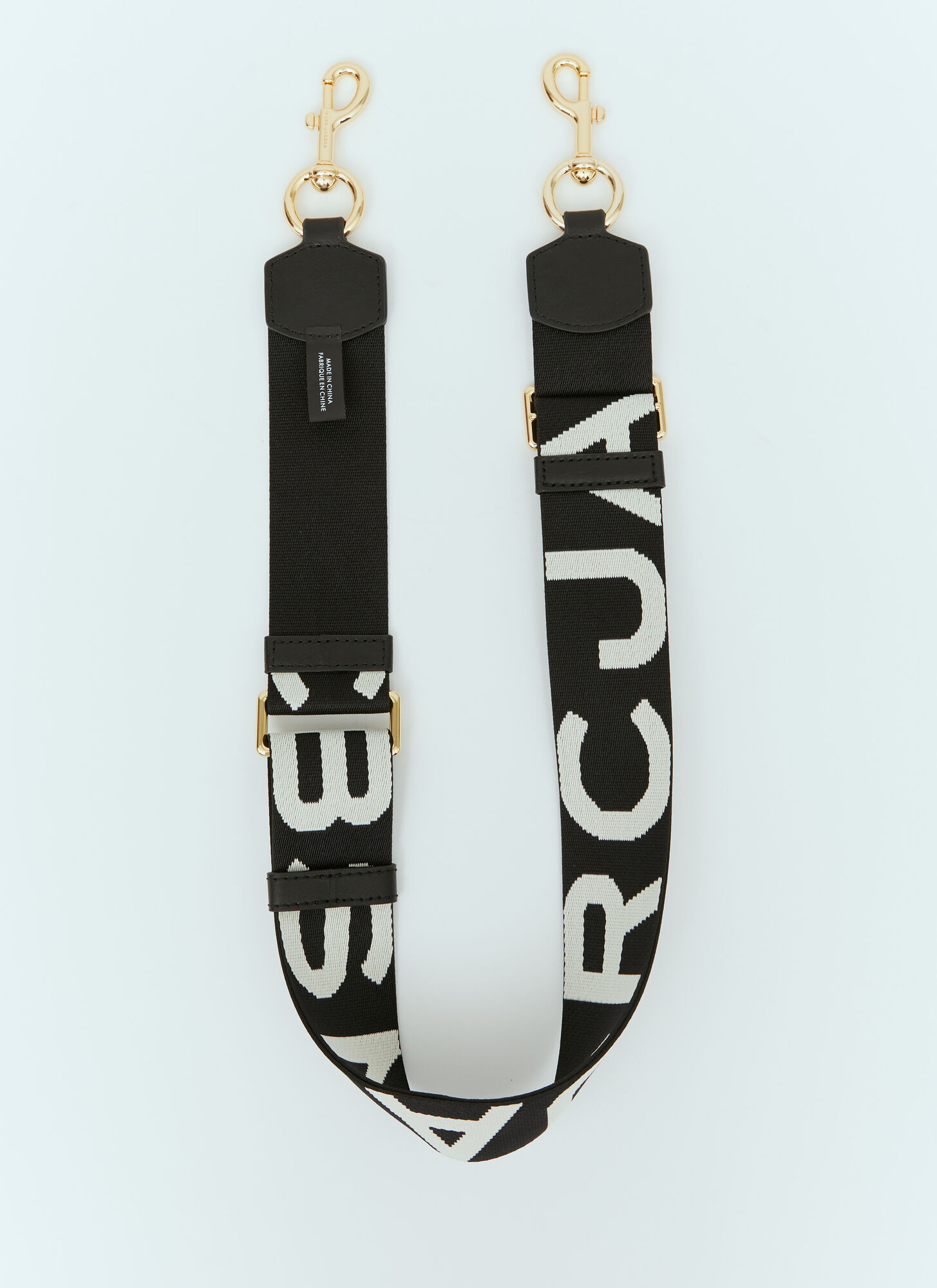  Marc Jacobs Marc Jacobs Logo Jacquard Strap - Frau Schlüsselringe Black One Size 