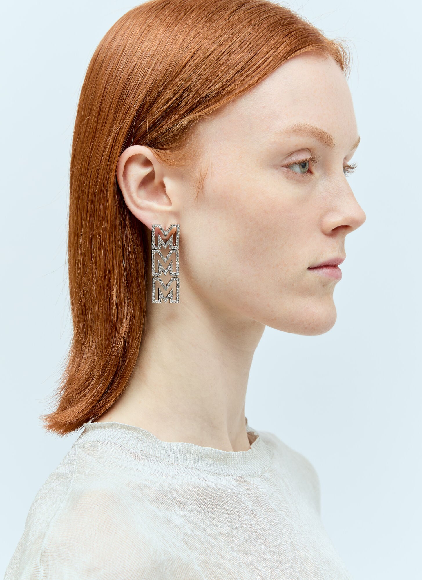  Marc Jacobs Marc Jacobs Mj Logo Earrings - Frau Schmuck Silver One Size 