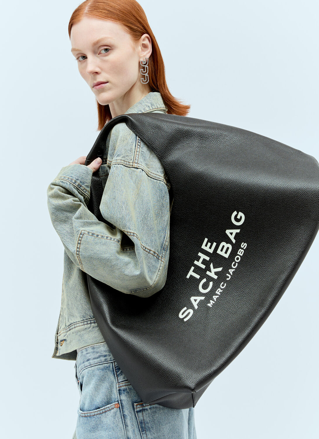 Marc Jacobs The Xl Sack Shoulder Bag In Black