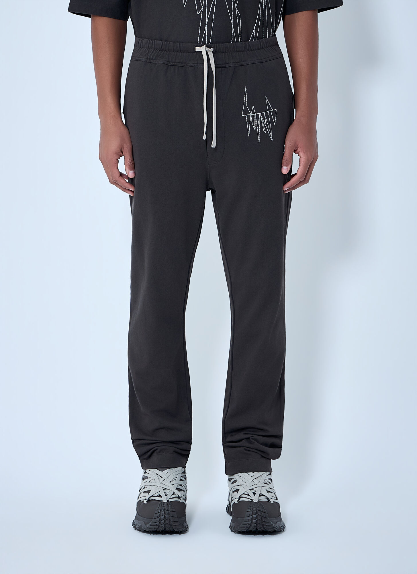 MONCLER + RICK OWENS Jogging Trousers With Logo - Image 3