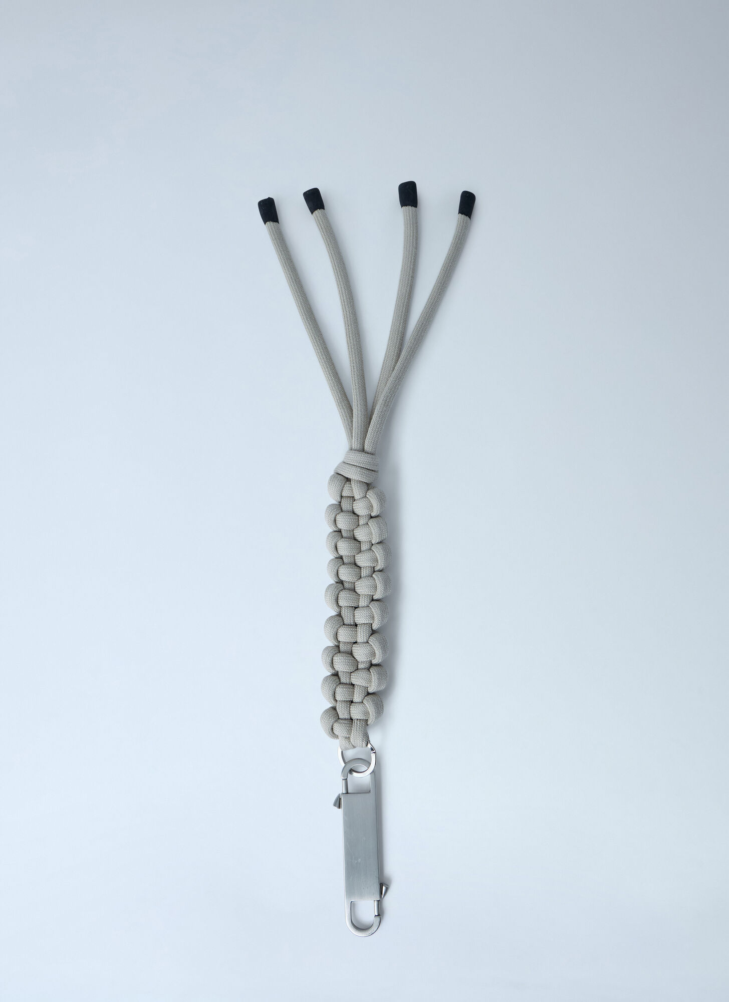  Moncler + Rick Owens Moncler + Rick Owens Braided Rope Keychain -  Schlüsselringe White One Size 