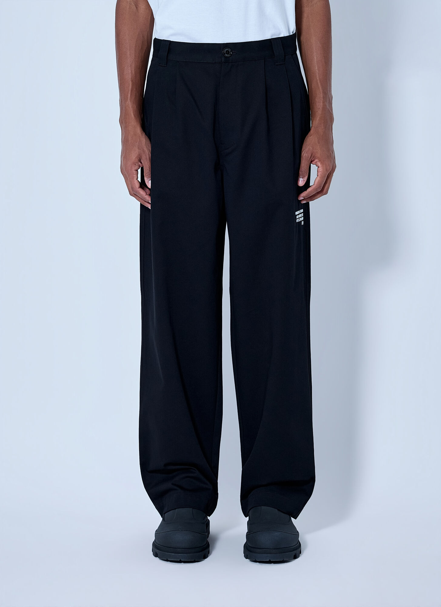 Moncler Genius X Fragment Black Cotton Trousers - Image 4