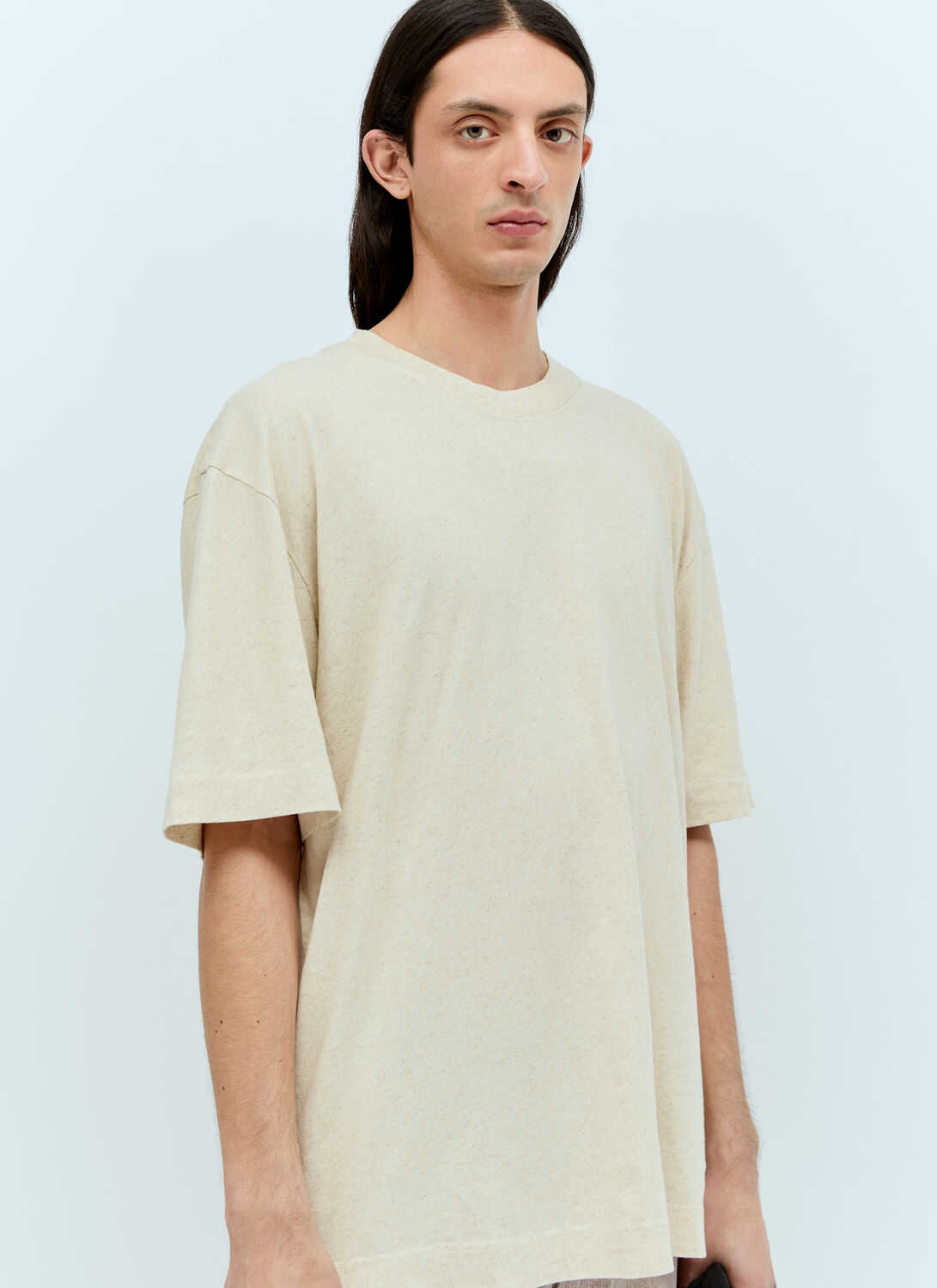 Shop Mhl By Margaret Howell Simple T-shirt In Beige
