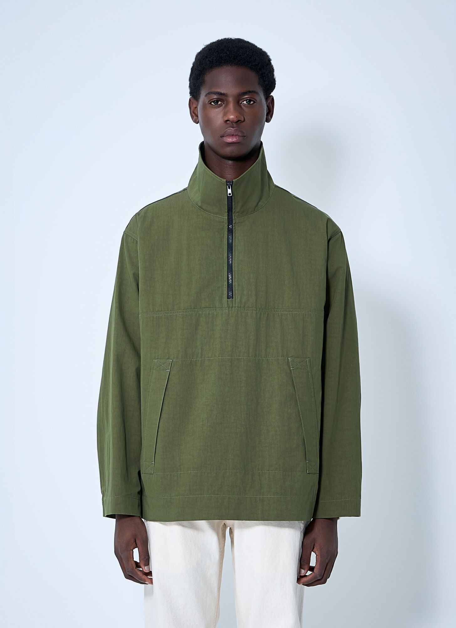 MHL Stand Collar Anorak Jackets – Man Jackets Beige L