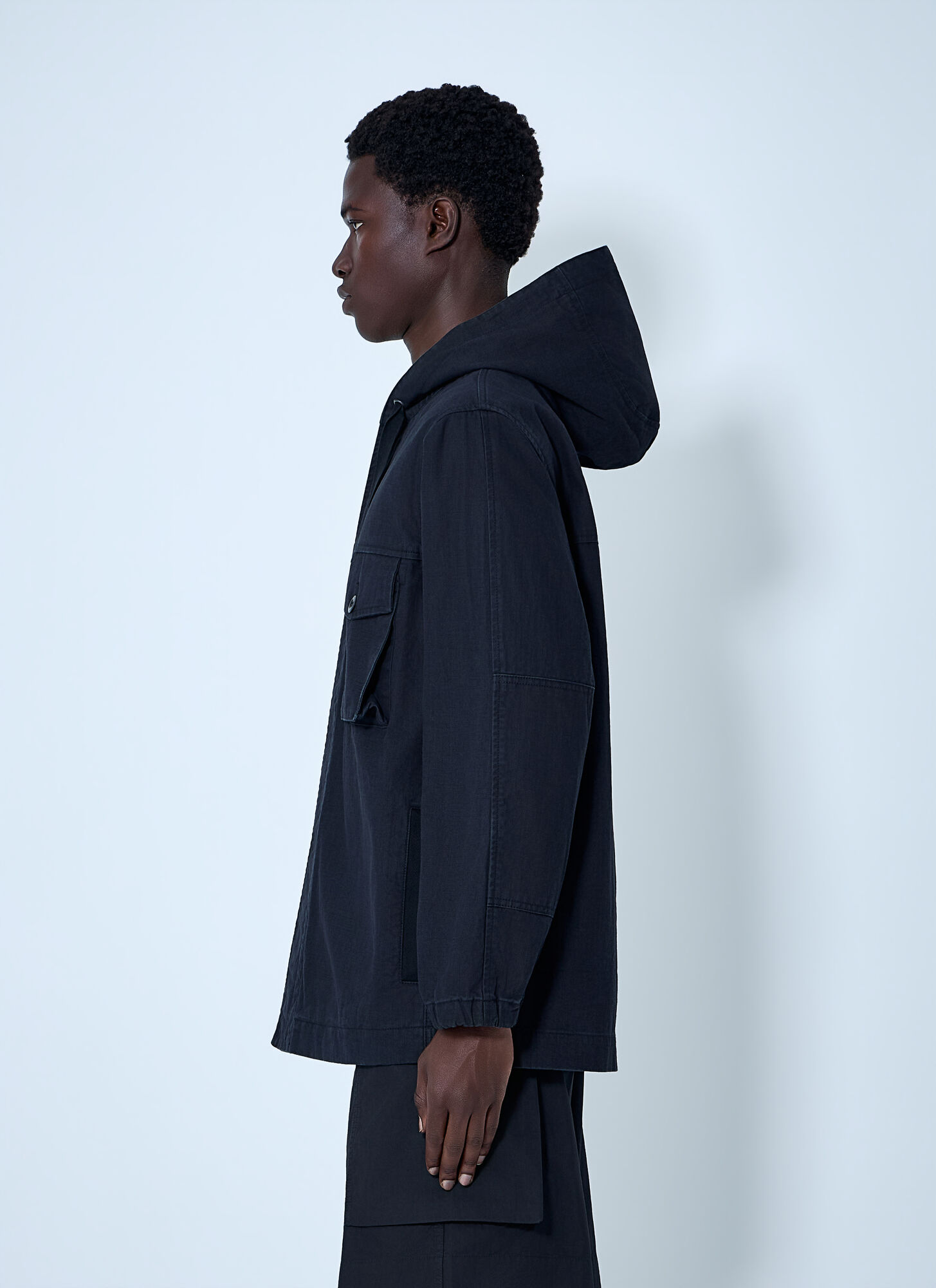  Margaret Howell Margaret Howell Hooded Utility Jacket - Mann Jacken Navy M 