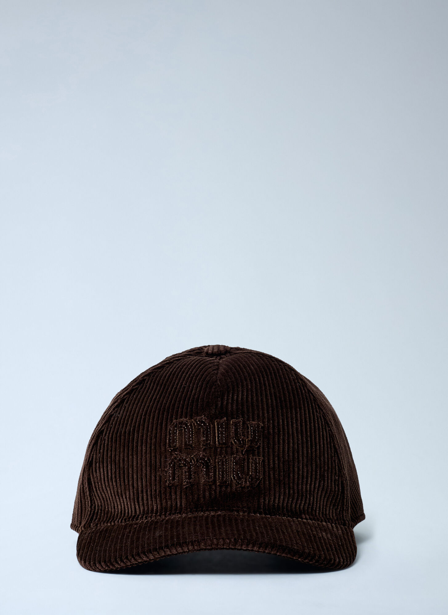 Miu Miu Men's Brown Velvet Baseball Cap - Man Hats L