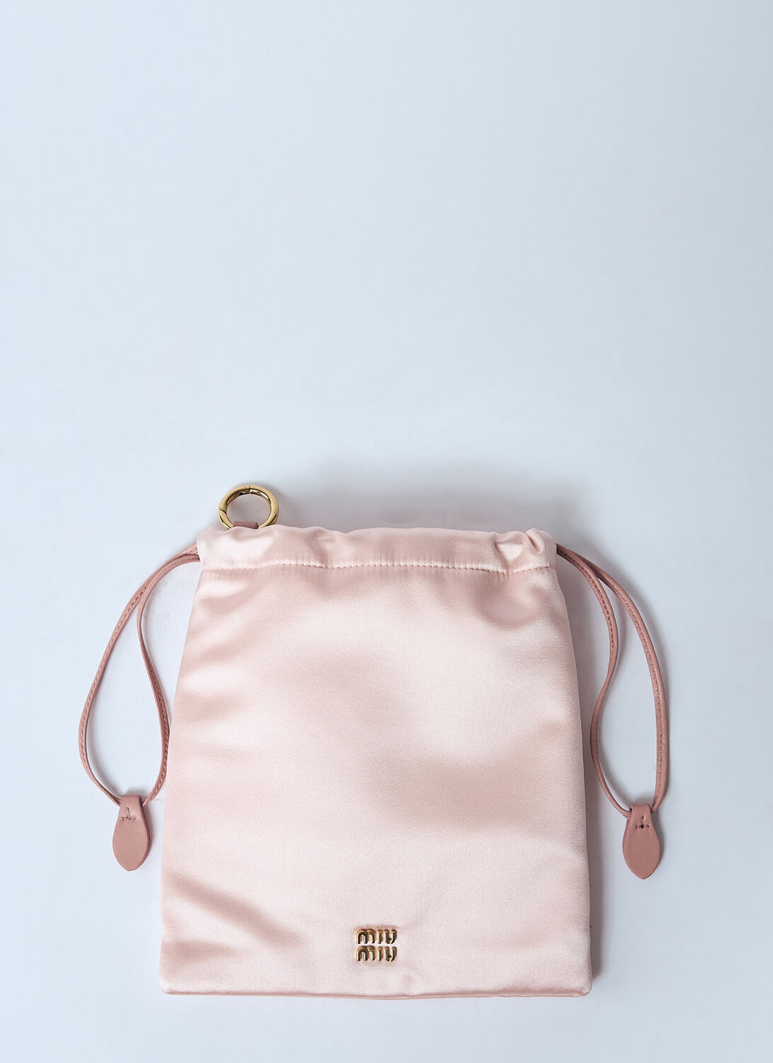 Miu Miu Satin Pouch In Pink