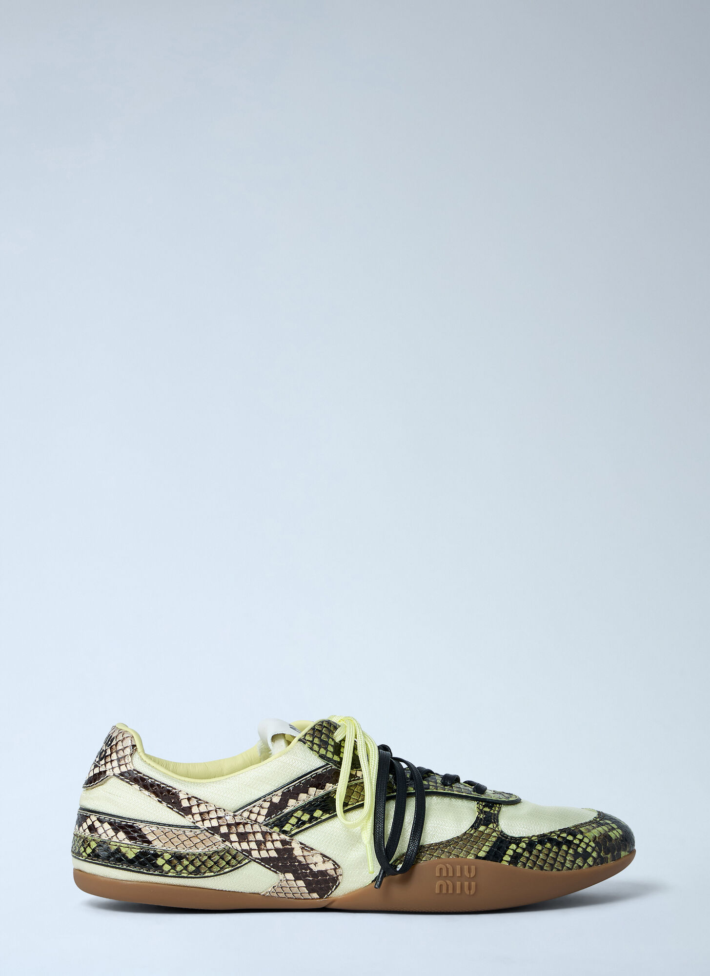 Miu Miu Women's Yellow Gymnasium Sneakers - Woman Sneakers Eu - 38