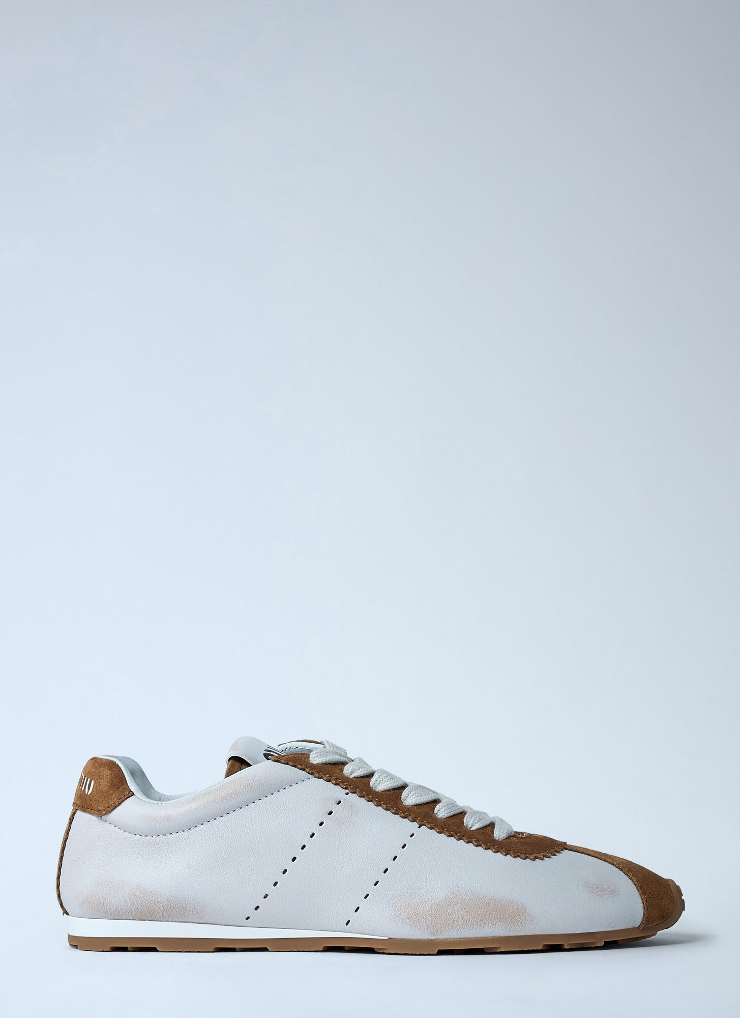 Miu Miu Women's White Plume Sneakers - Woman Sneakers Eu - 40
