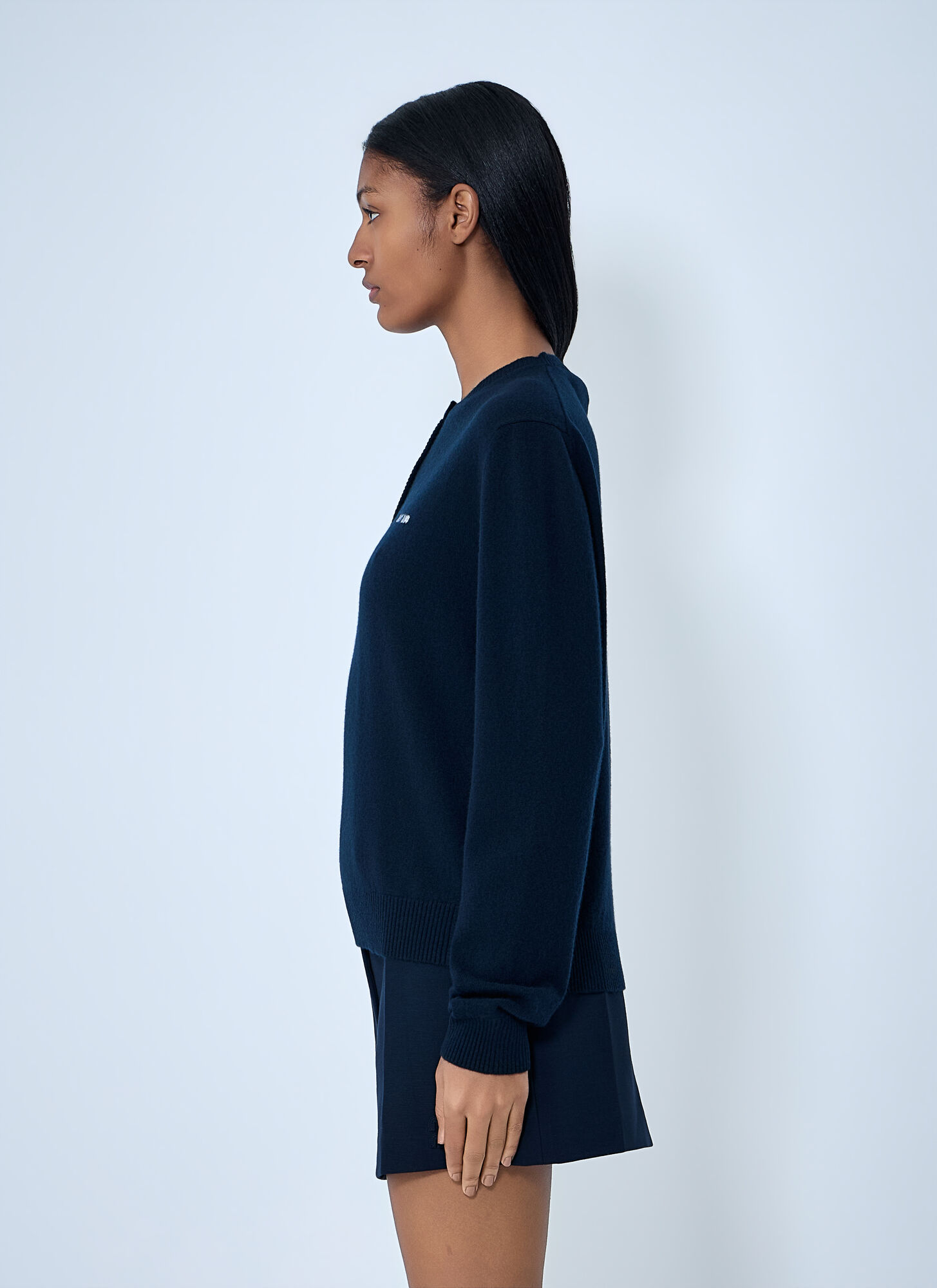  Miu Miu Miu Miu Cashmere Sweater - Frau Strick Blue It - 40 