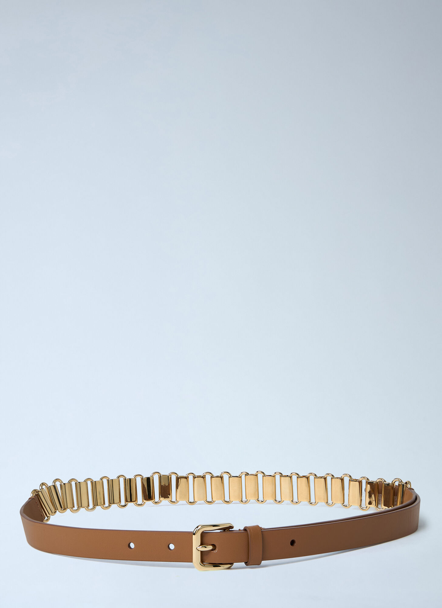  Miu Miu Miu Miu Chain Belt - Frau Gürtel Brown 90 