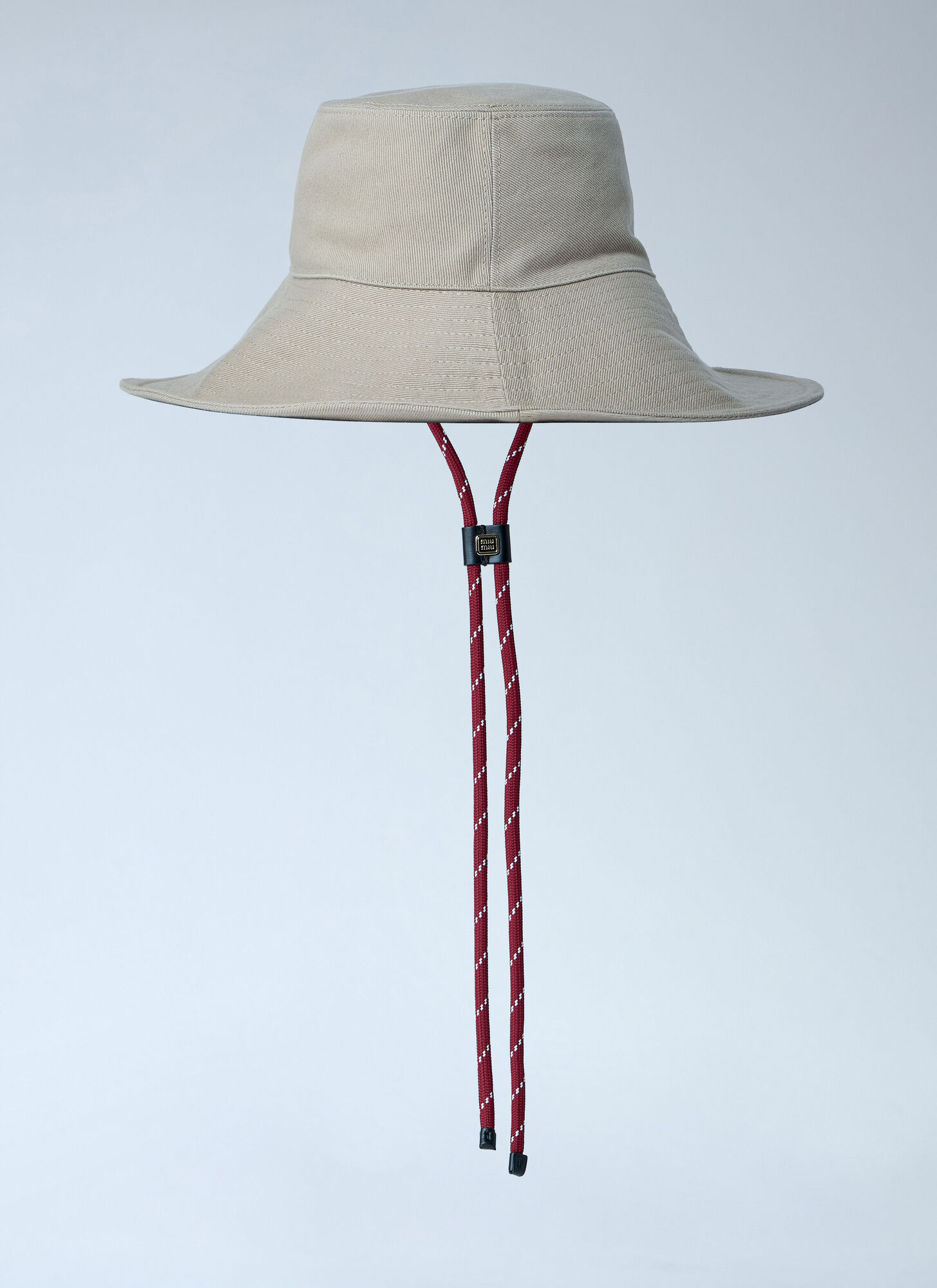  Miu Miu Miu Miu Denim Bucket Hat - Frau Hats Beige S 
