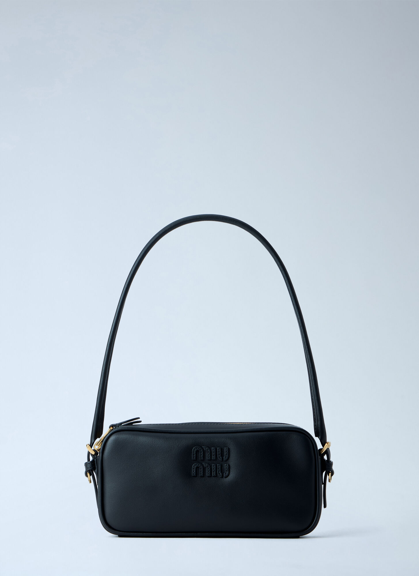 Miu Miu Women's Black Leather Shoulder Bag - Woman Shoulder Bags One Size