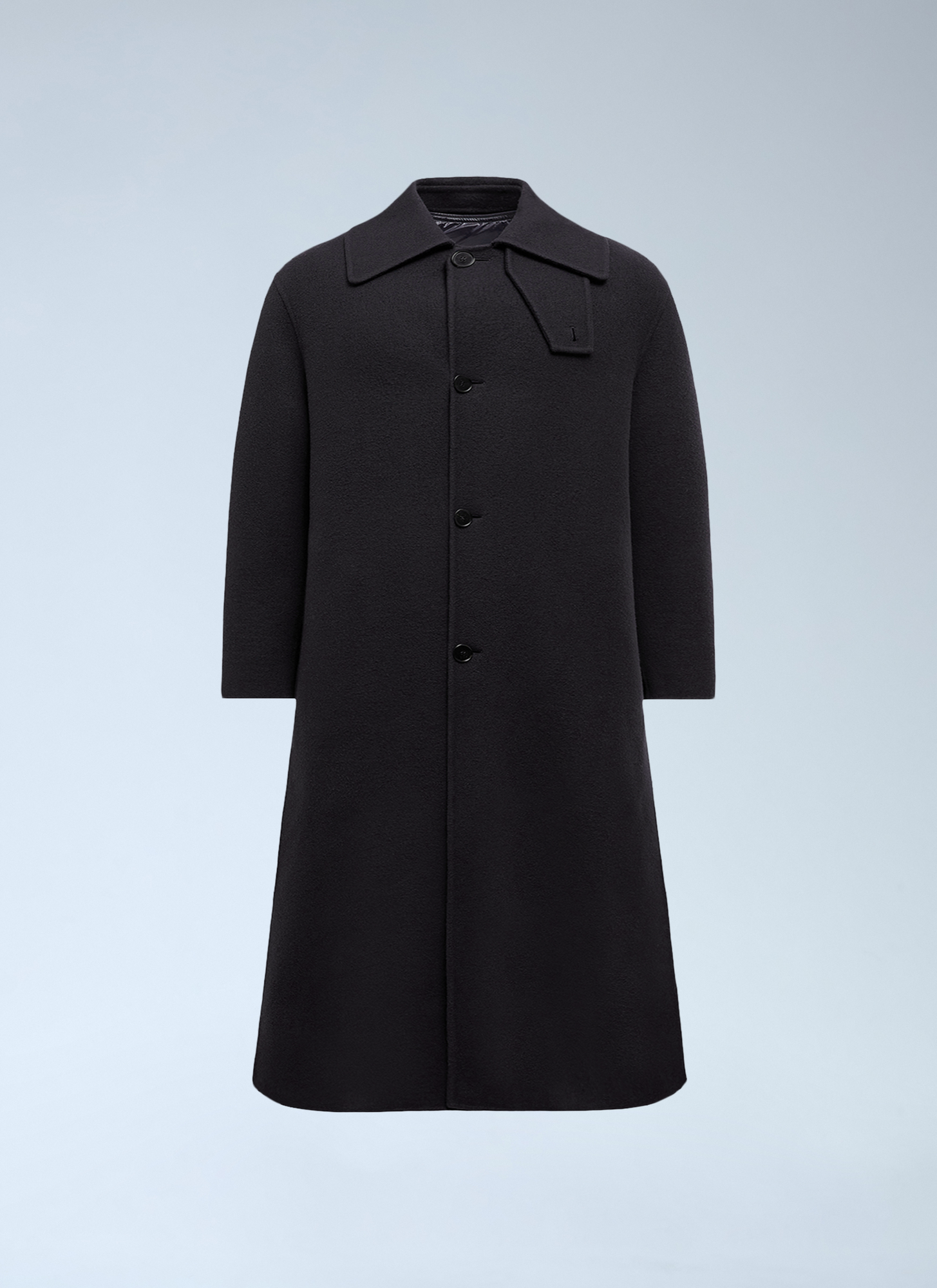 Moncler X Jil Sander Tailored Coat In Black