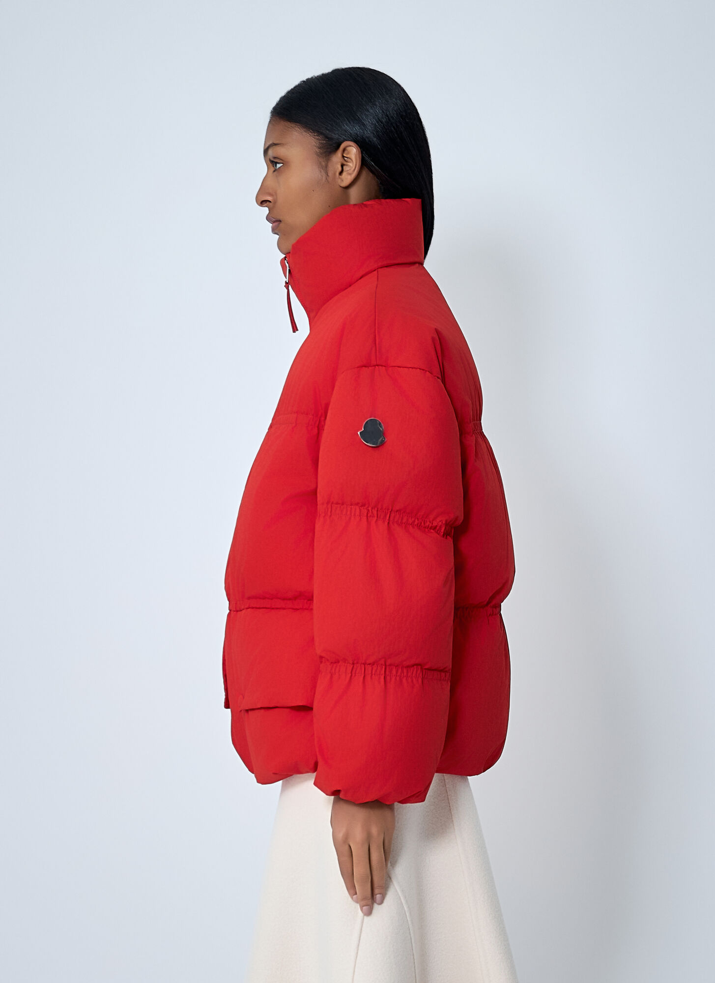  Moncler X Jil Sander Moncler X Jil Sander High-neck Puffer Jacket - Frau Jacken Red 0 