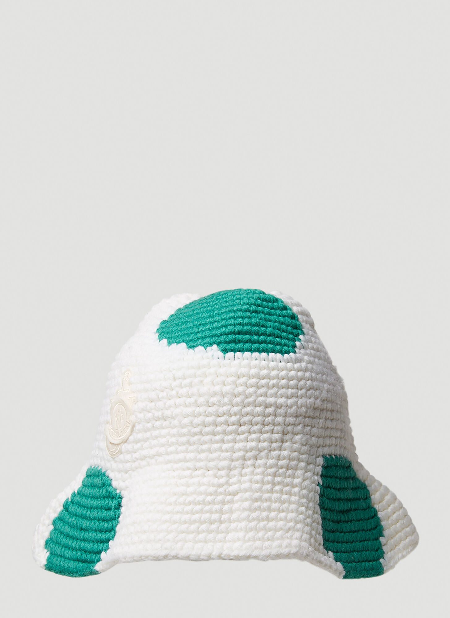 Moncler x JW Anderson Knit Bucket Hat -  Hats White One Size　モンクレール x JW アンダーソン ニット バケット ハット - 帽子 ホワイト フリー サイズ Moncler