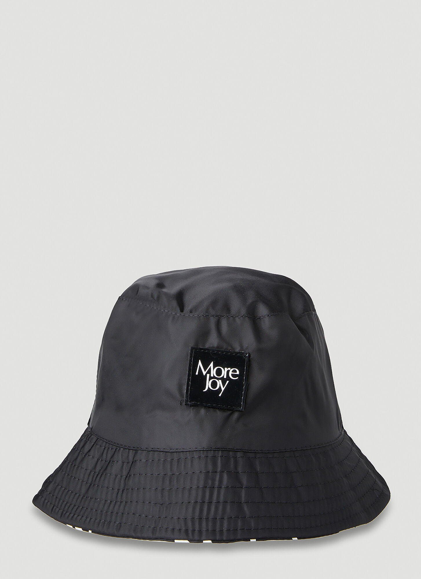 More Joy Unisex Black Logo Patch Bucket Hat - Hats S - M