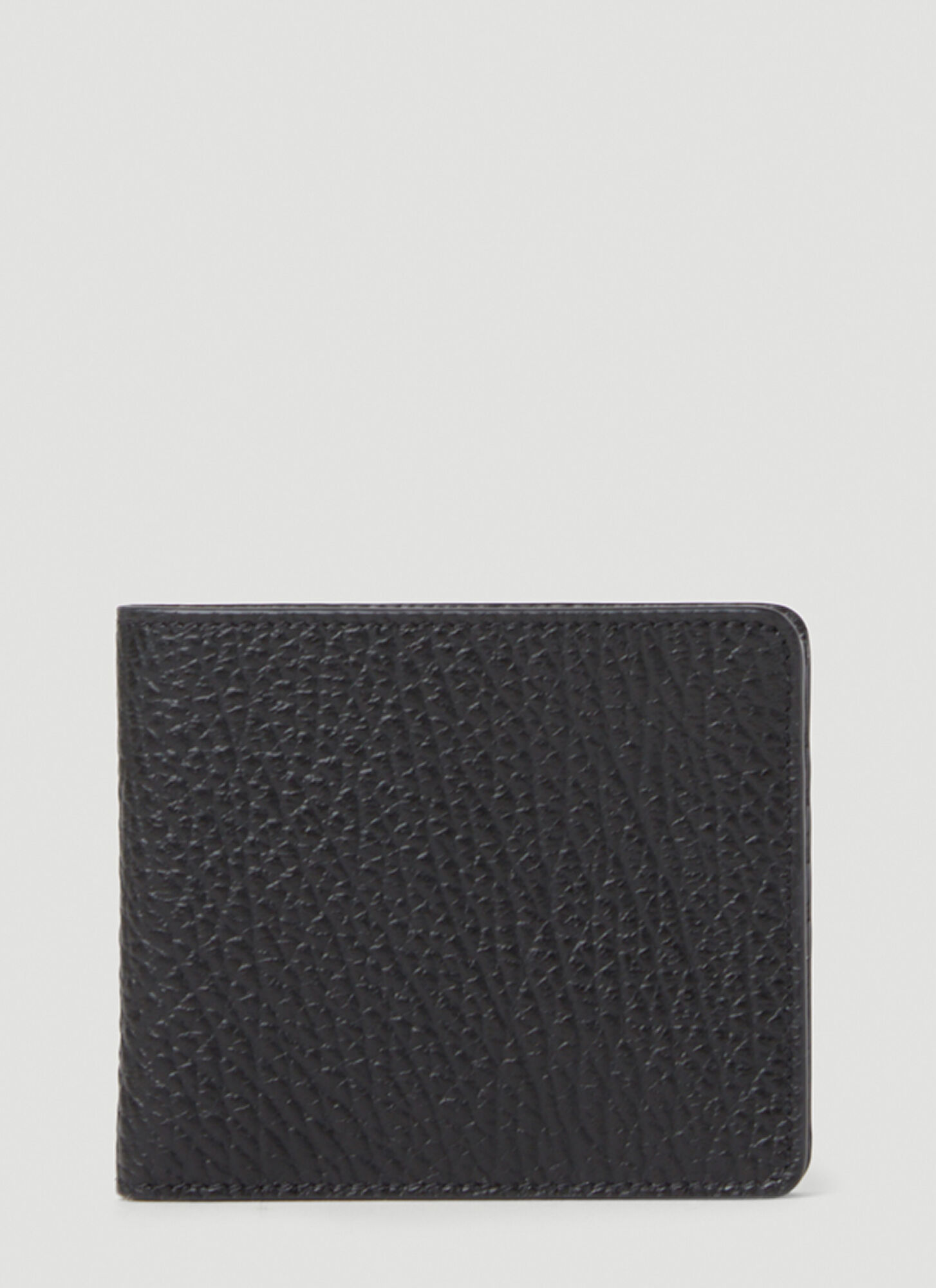 Maison Margiela Men's Black Slim Leather Wallet - Man Wallets & Cardholders One Size - Image 1