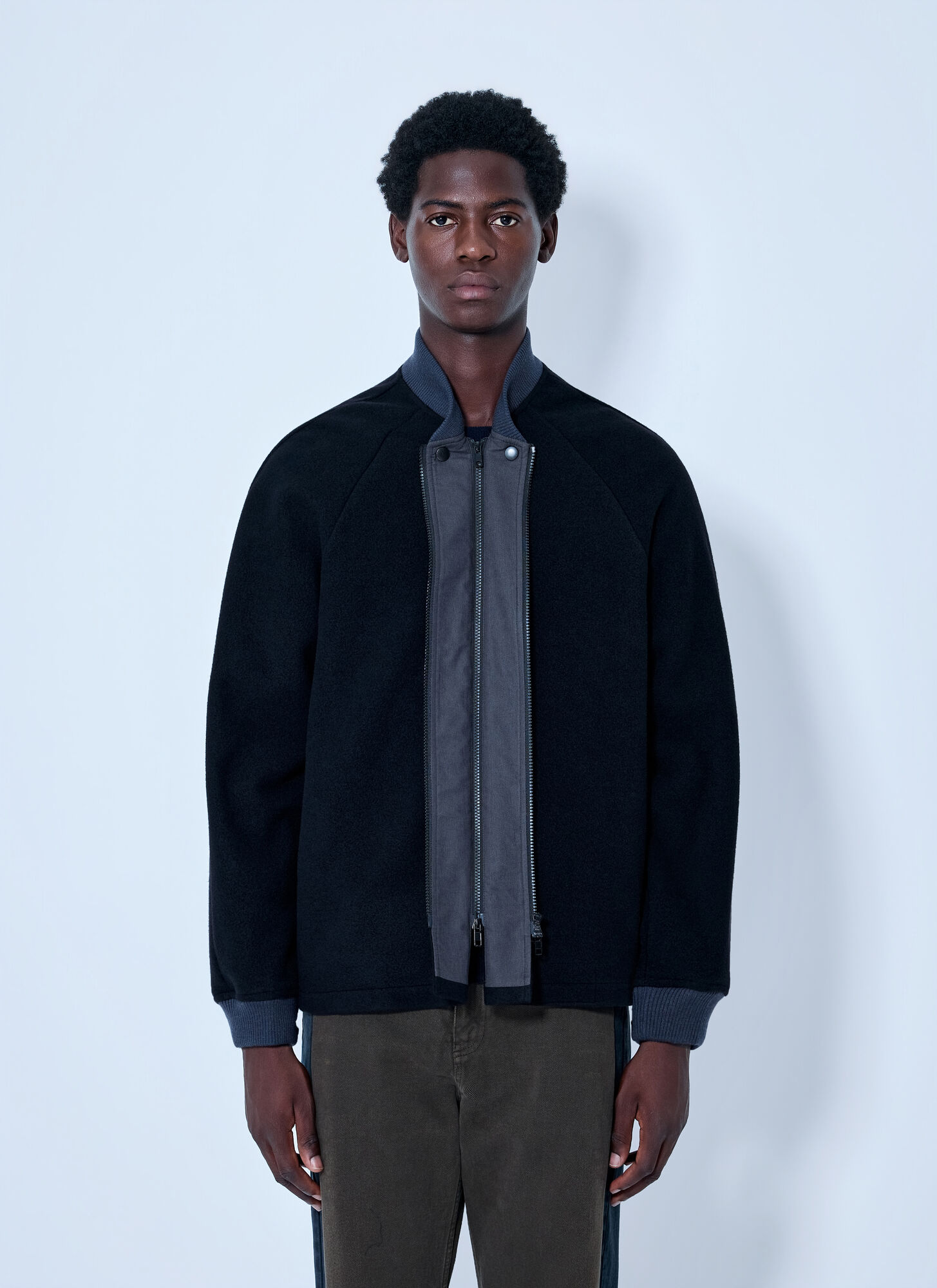 Maison Margiela Men's Black Double Zippers Jacket - Man Jackets It - 50 - Image 1