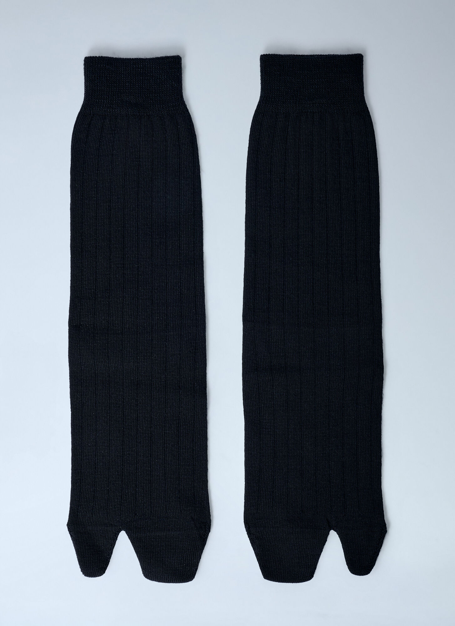 Maison Margiela Women's Black Bootleg Socks - Woman Socks L
