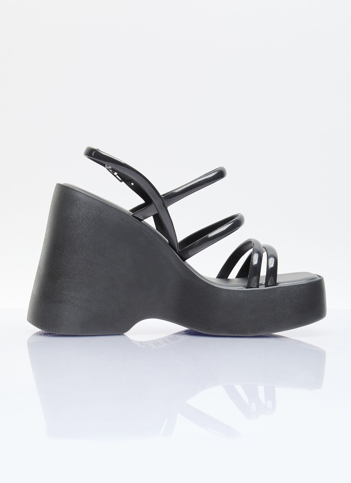 Shop Melissa Jessie Platform Sandals In Black
