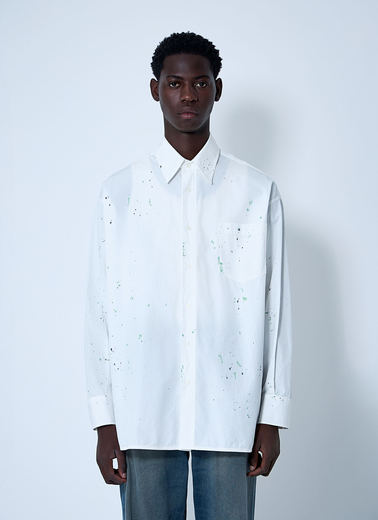 Mm6 Maison Margiela Paint Residue Shirt