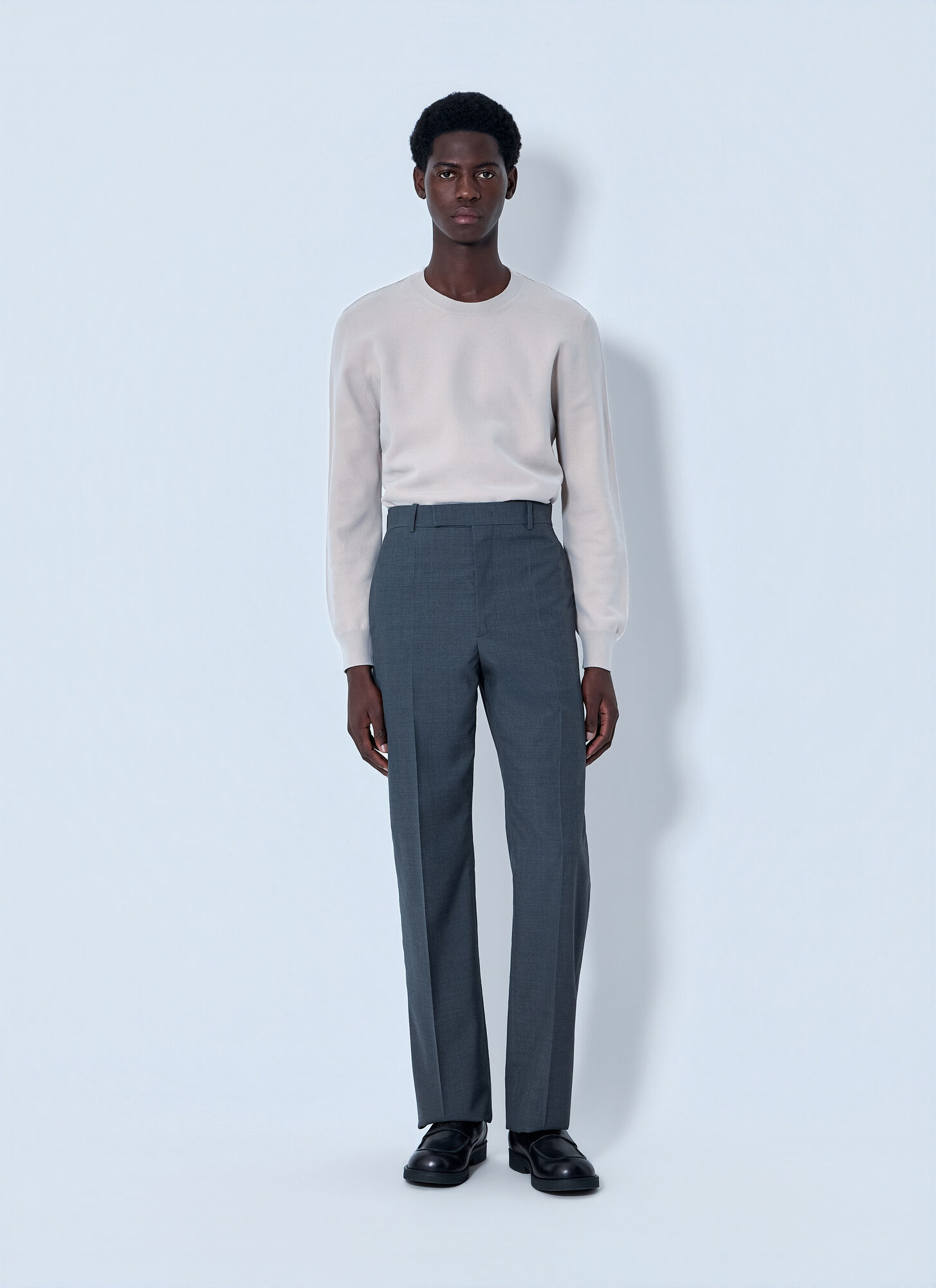  Mm6 Maison Margiela Mm6 Maison Margiela Fine Knit Crewneck Sweater - Mann Strick Beige S 