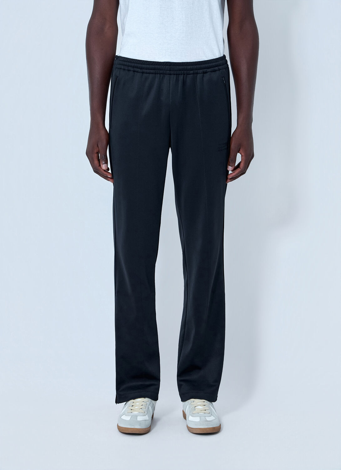 MM6 Maison Margiela Elasticated Waistband Trousers - Man Pants Black M