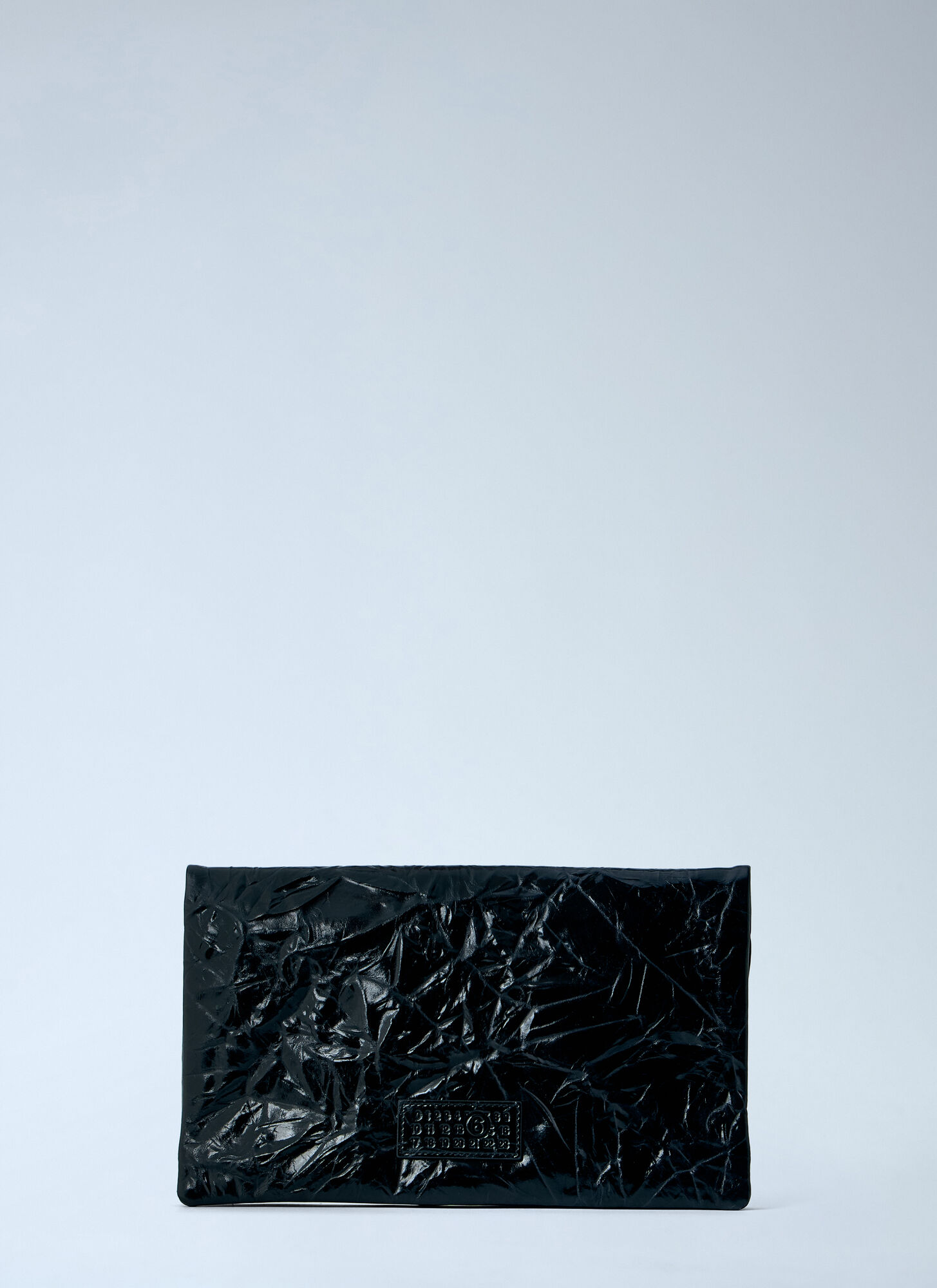 MM6 Maison Margiela Single-stitch Logo Clutch Bag - Woman Clutch Bags Black One Size　MM6 メゾン マルジェラ シングルステッチ ロゴ クラッチ バッグ - 女性用クラッチ バッグ ブラック フリー サイズ MM6
