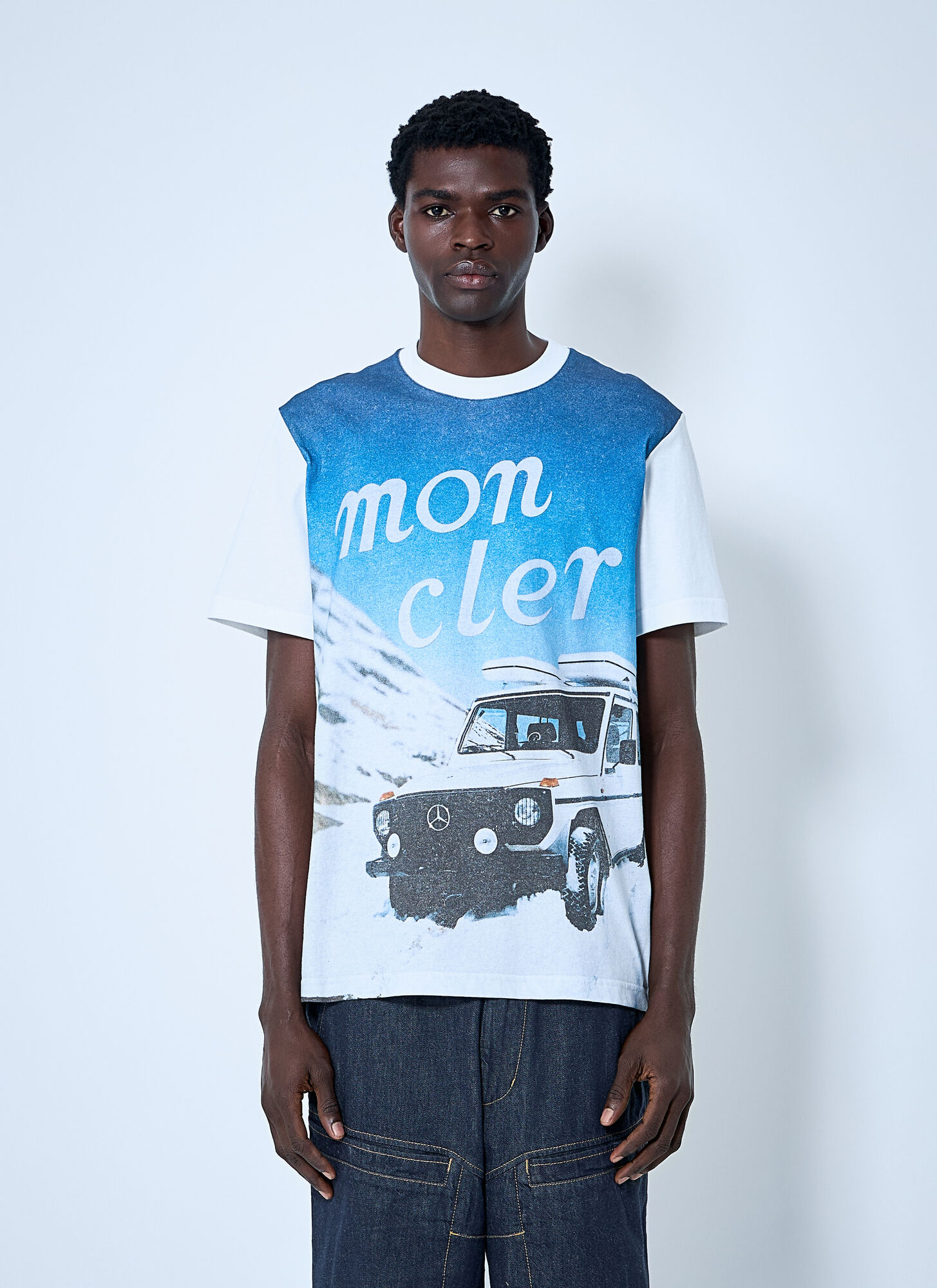 Moncler X Mercedes-Benz By Nigo Logo Motif T-Shirt - Mann T-Shirts White S - Immagine 1