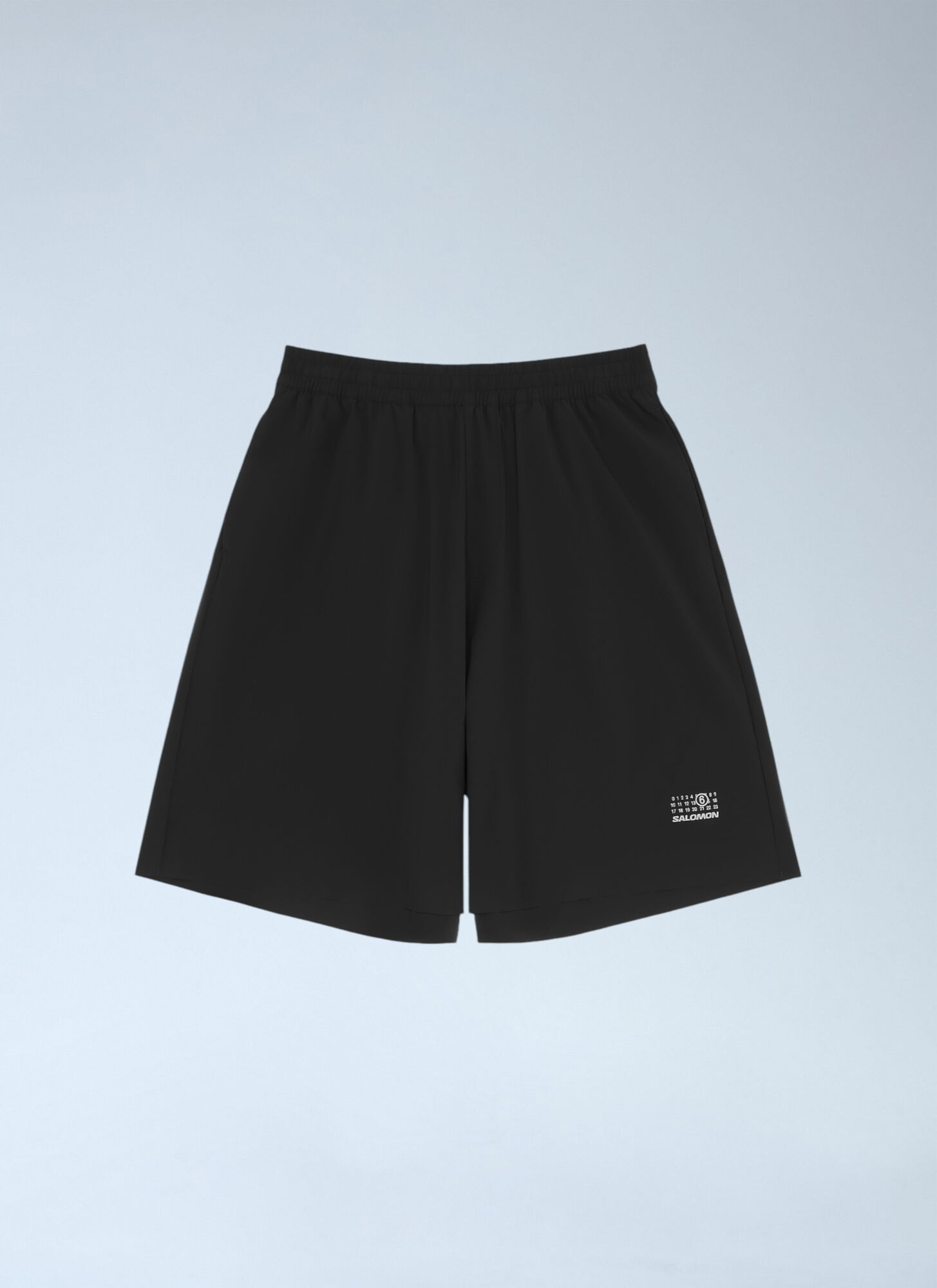 Mm6 Maison Margiela Black Salomon Edition Running Shorts