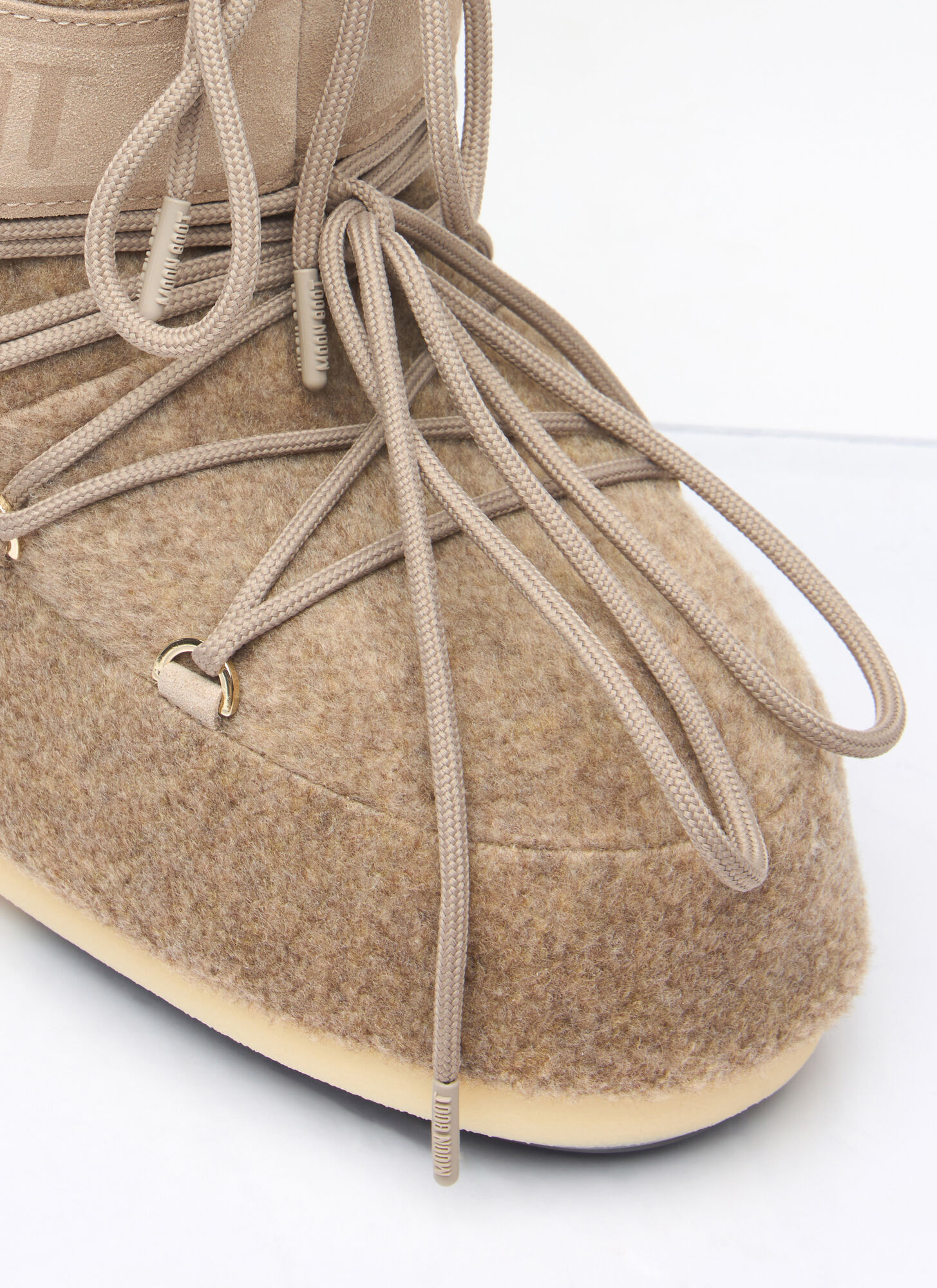  Moon Boot Moon Boot Icon Low Felt Boots -  Stiefel Beige Eu 45 - 47 