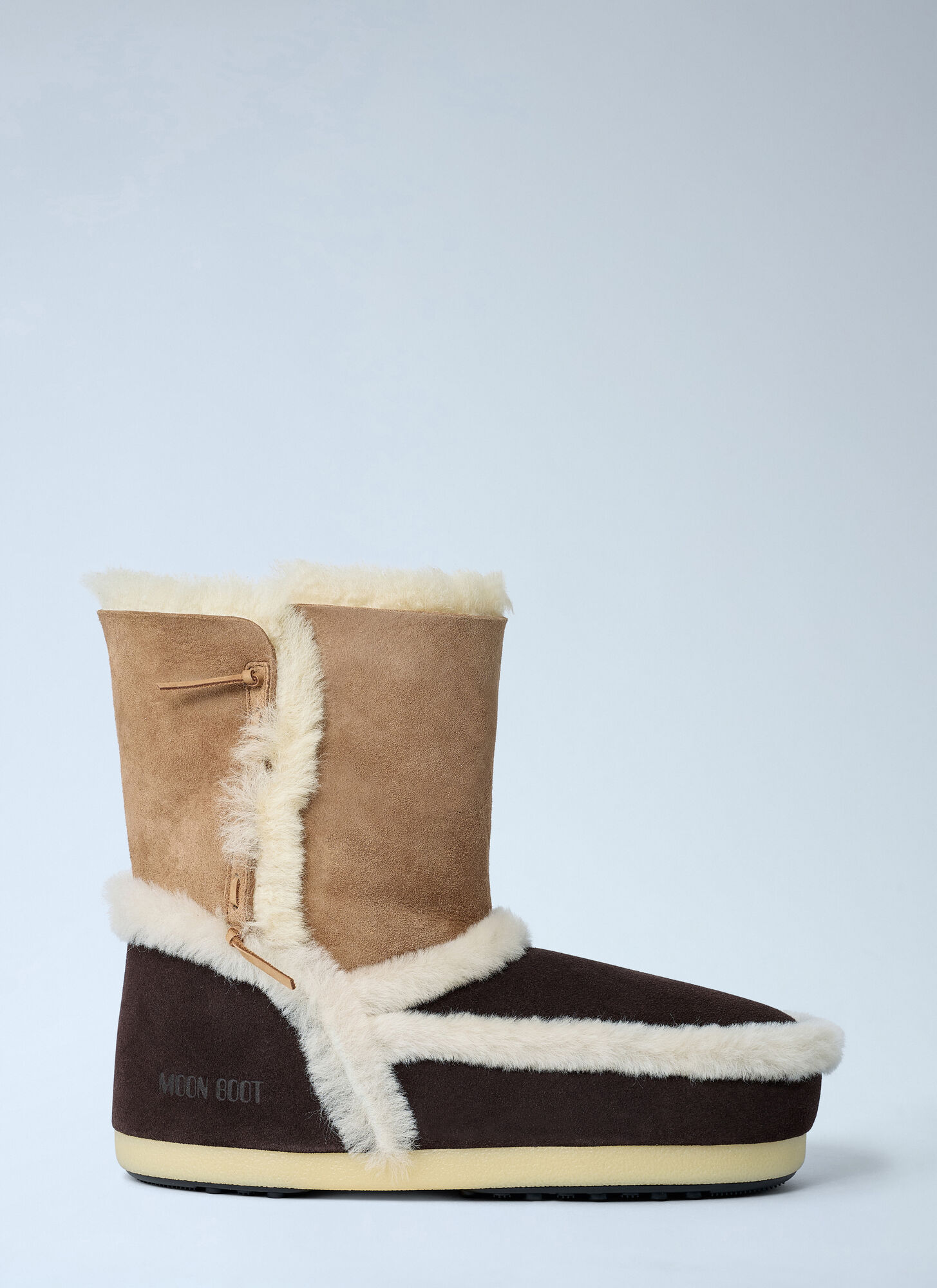 Moon Boot Evx Patch Low Nylon Boots In Brown