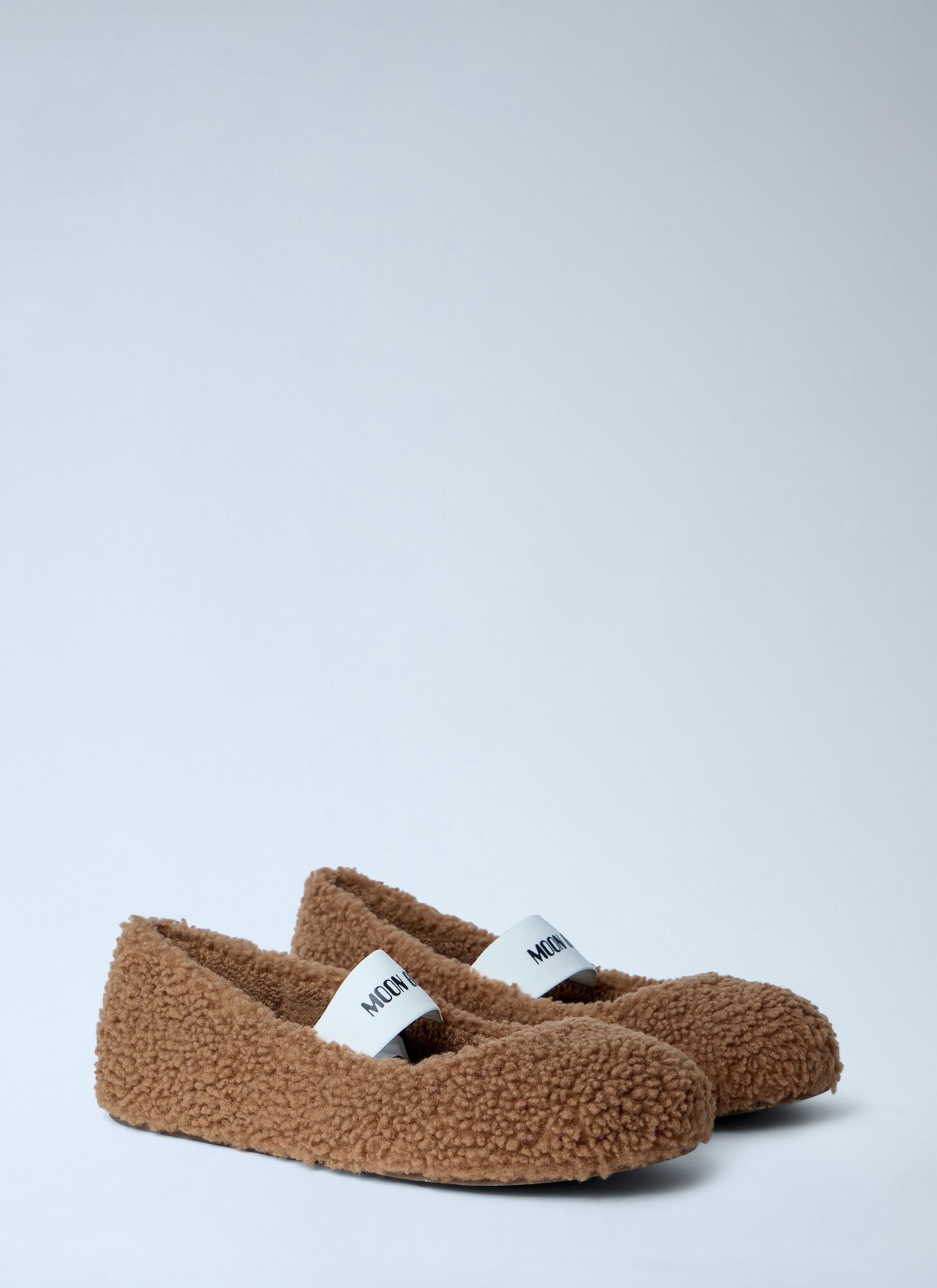  Moon Boot Moon Boot Shearling Ballerina Flats -  Flats Brown Eu - 41 