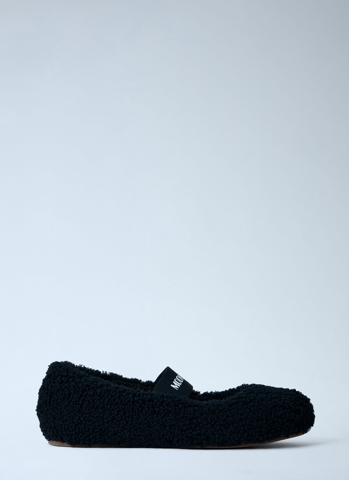 Moon Boot Donna Nero Shearling Ballerina - Immagine 4