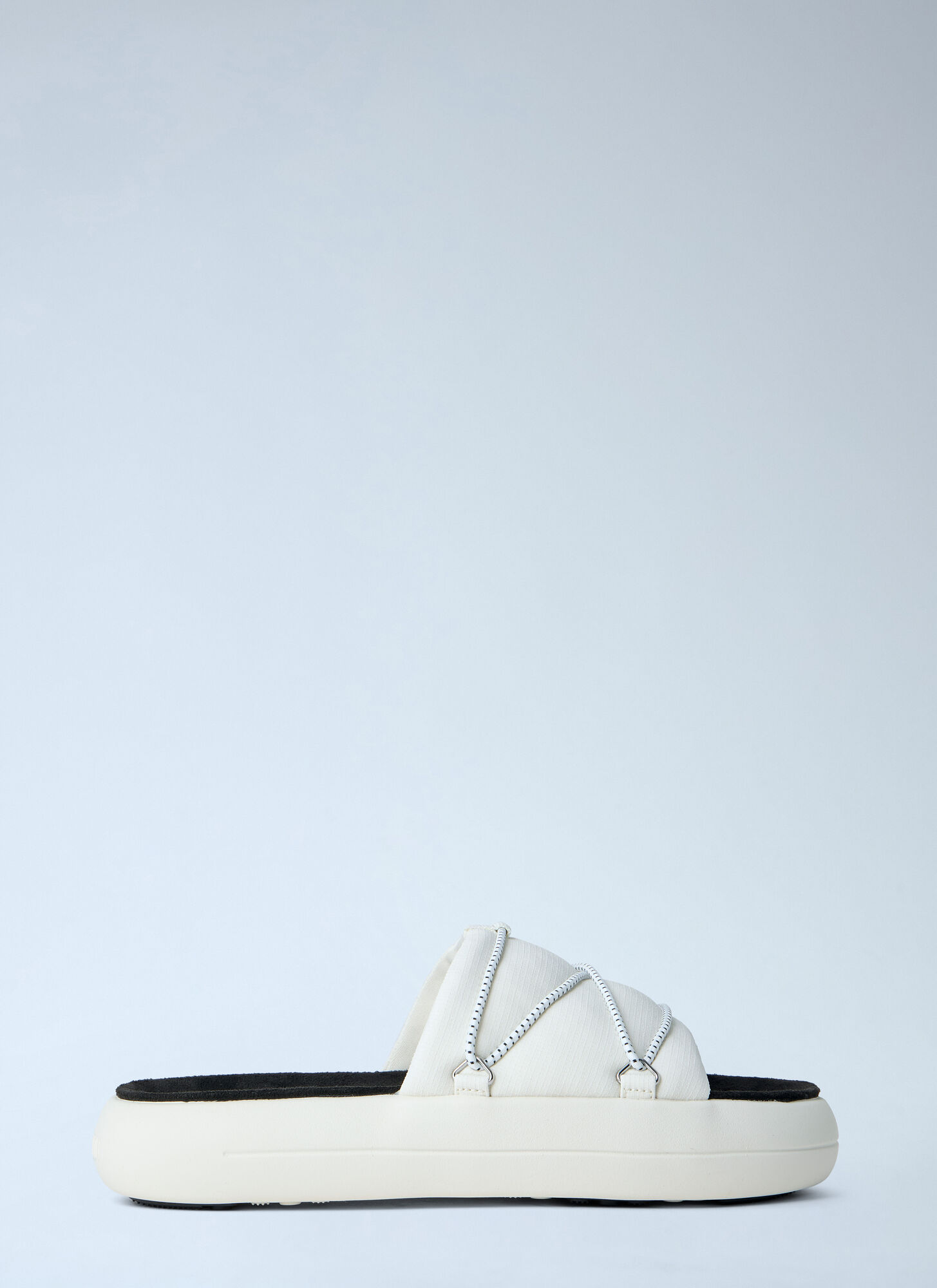 Moon Boot Unisex White Mb Icon Slides - Slides Eu - 40
