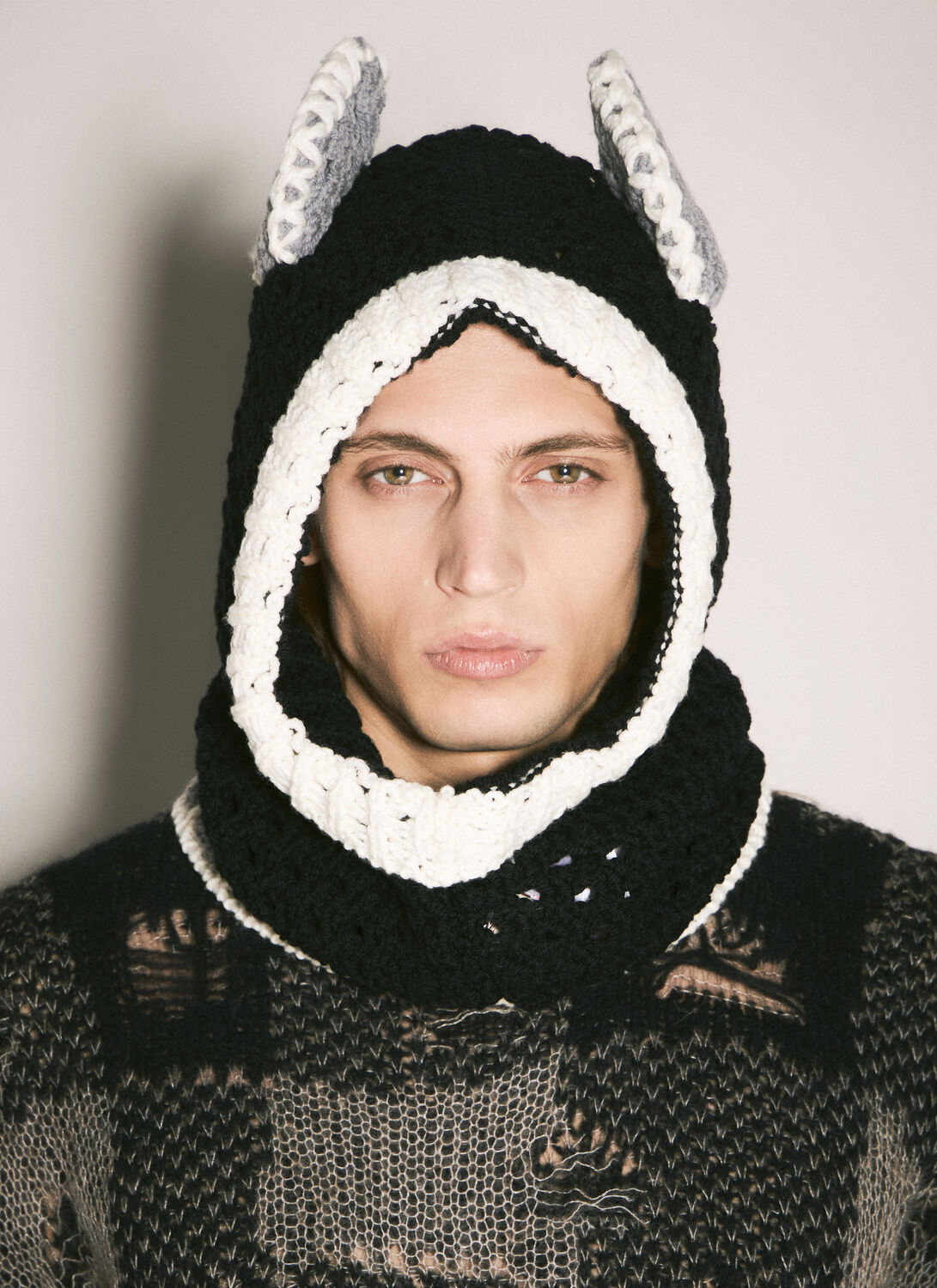 MARNI DONKEY PUPPET BALACLAVA 