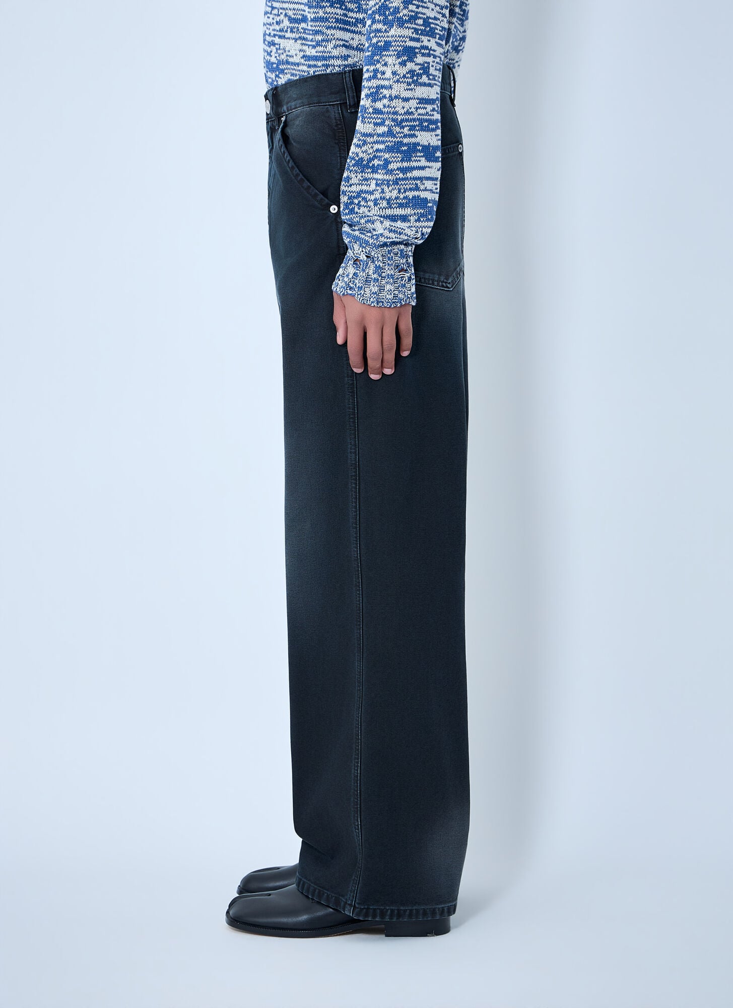  Marni Marni Canvas Pants - Mann Jeans Blue It - 52 