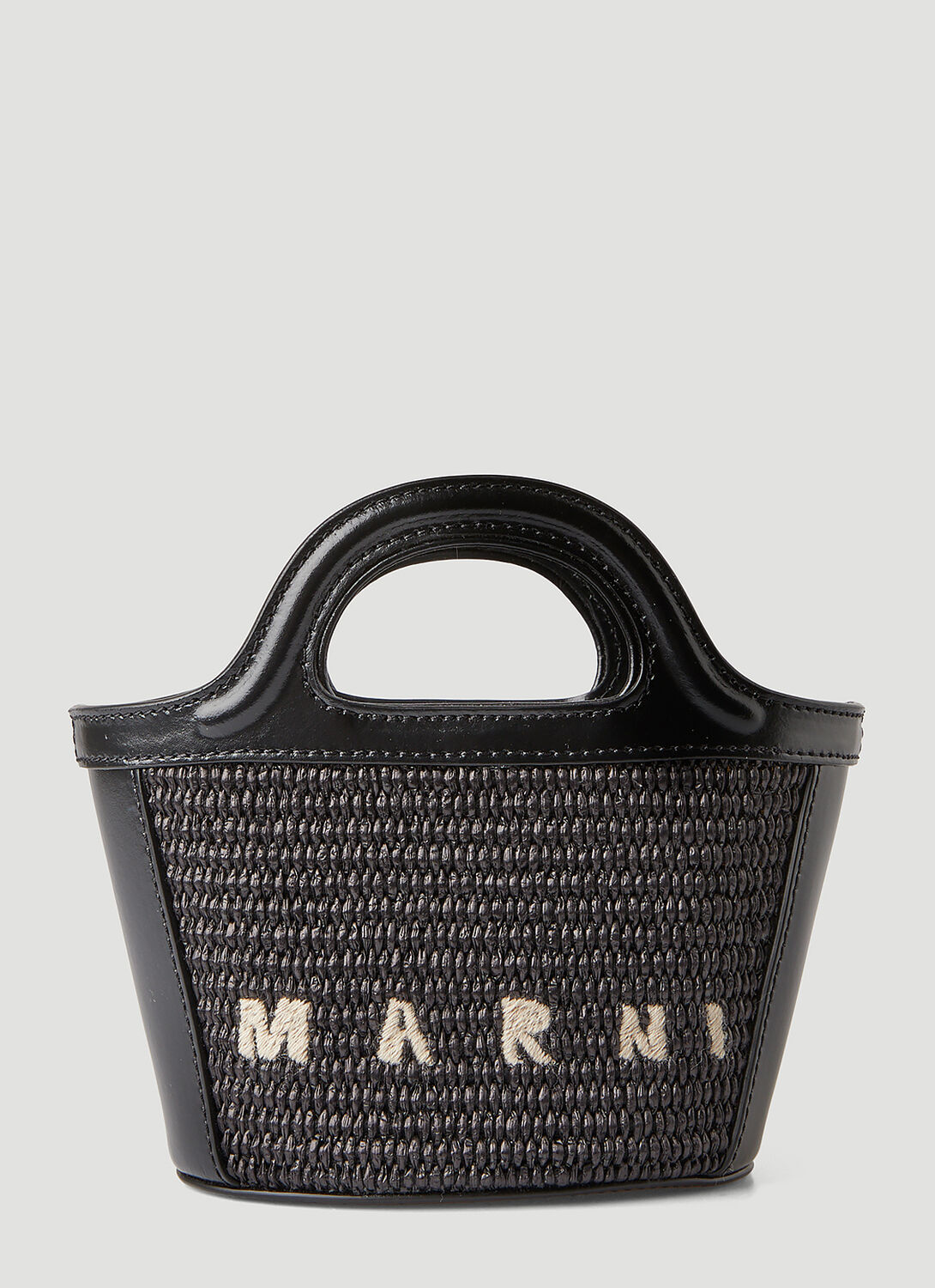 Marni Tropicalia Micro Shoulder Bag - Woman Shoulder Bags Black One Size