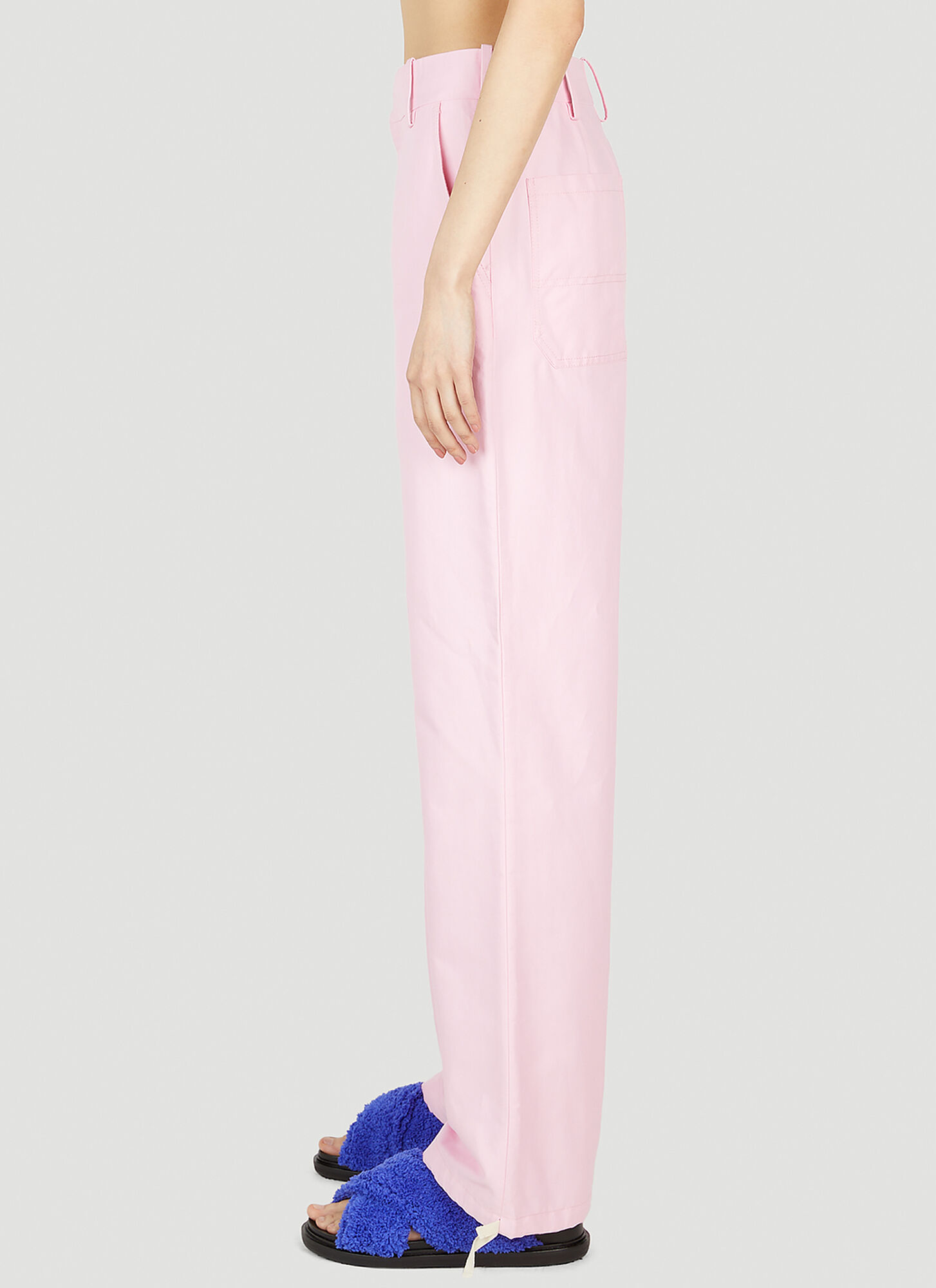  Marni Marni Straight Leg Drawstring Pants - Frau Hosen Pink It - 42 