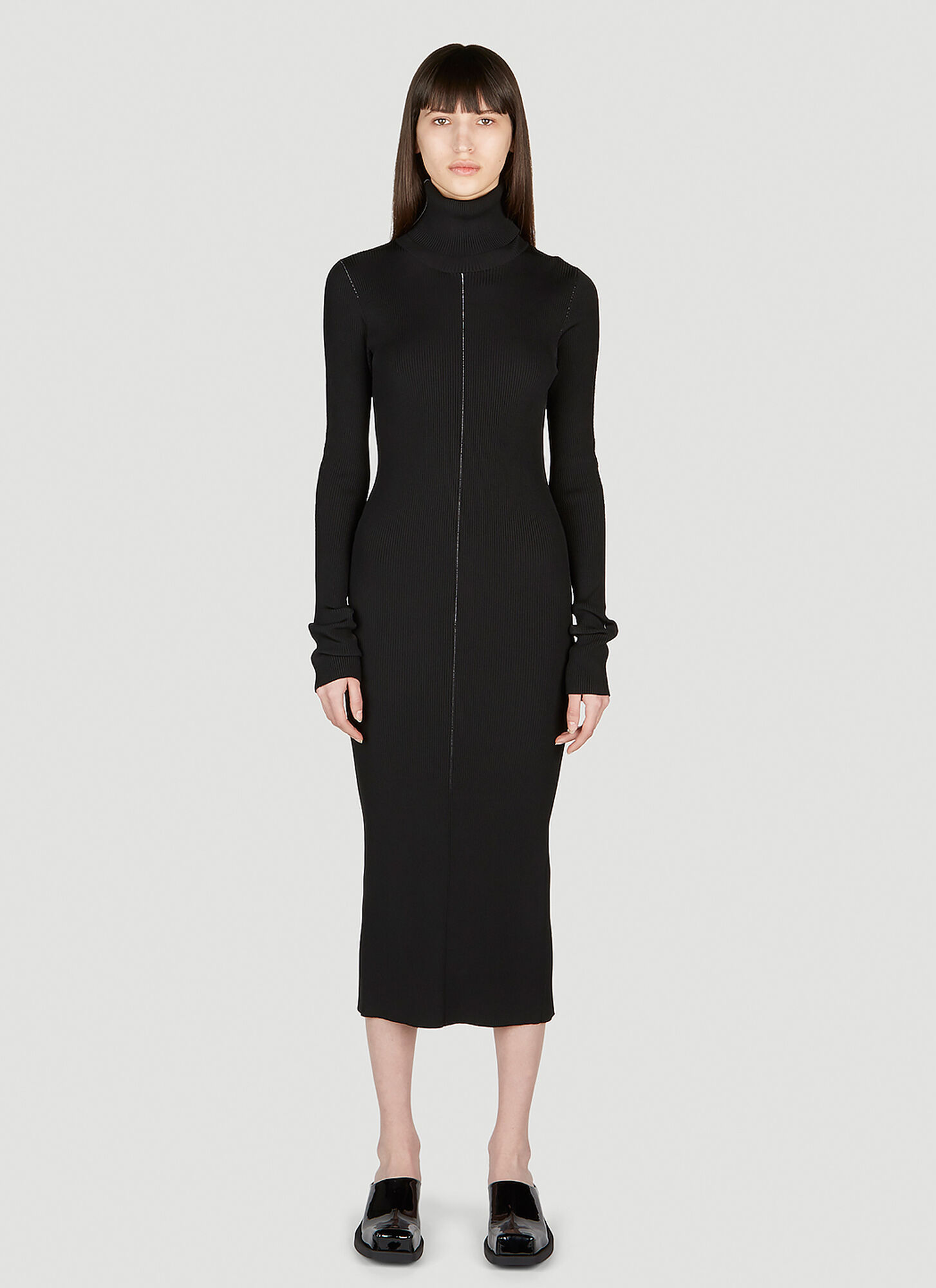 Marni Women's Black Roll Neck Dress - Woman Dresses It - 42