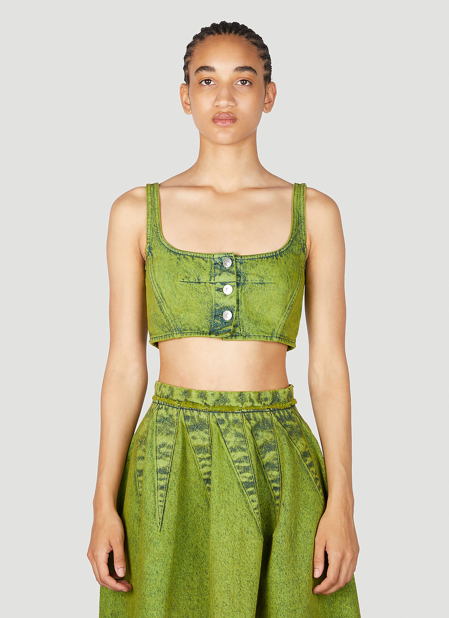 Marni Woman Top Green Size 2 Cotton In Green