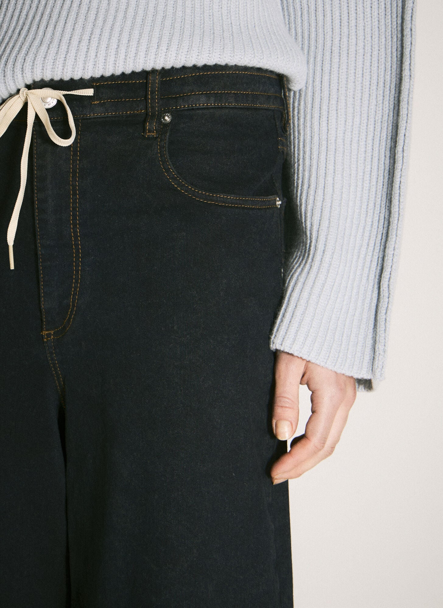  Marni Marni Wide-leg Stretch Jeans - Frau Jeans Black It - 38 