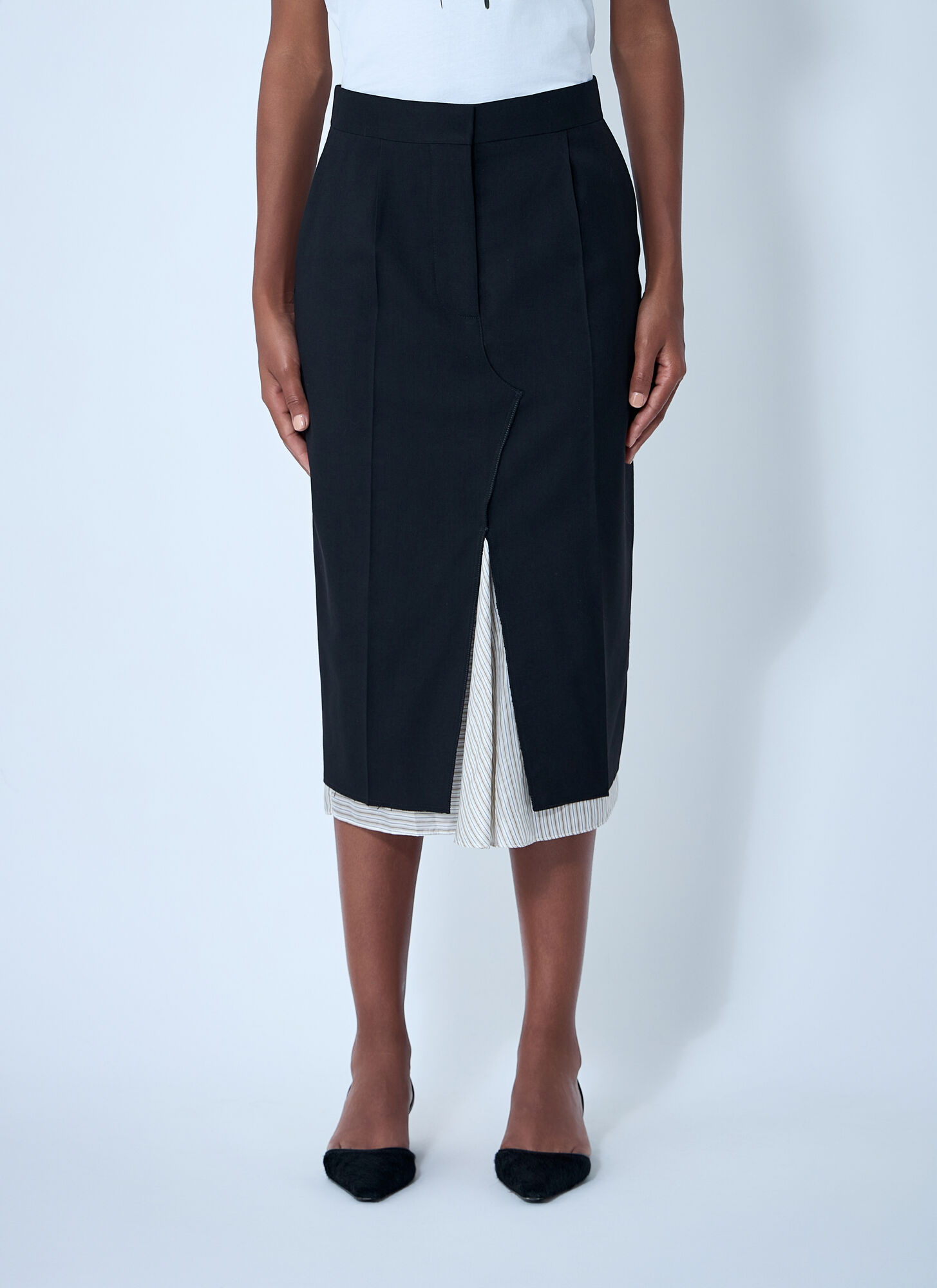 Marni Wool Midi Skirt