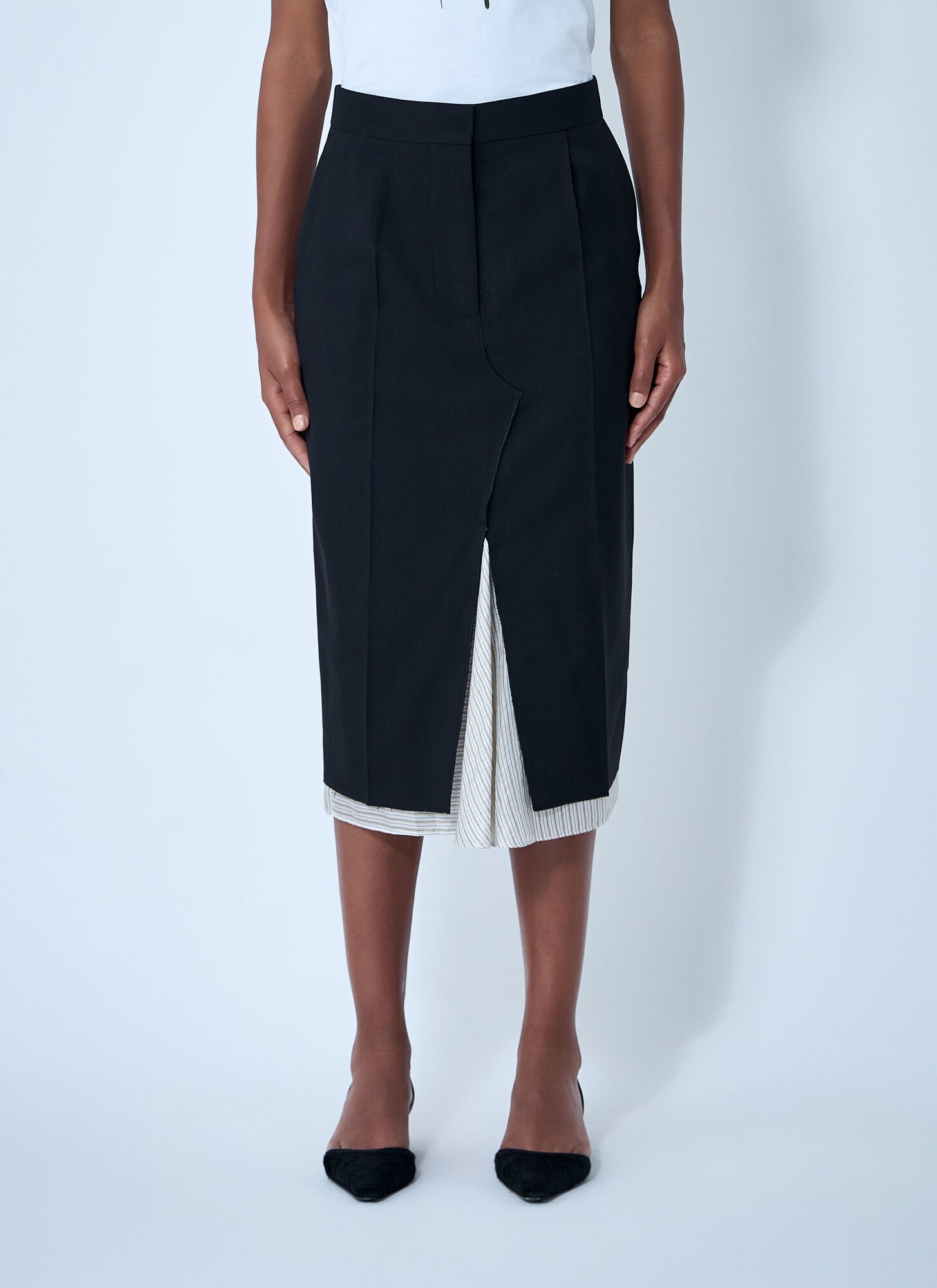 Marni Wool Midi Skirt